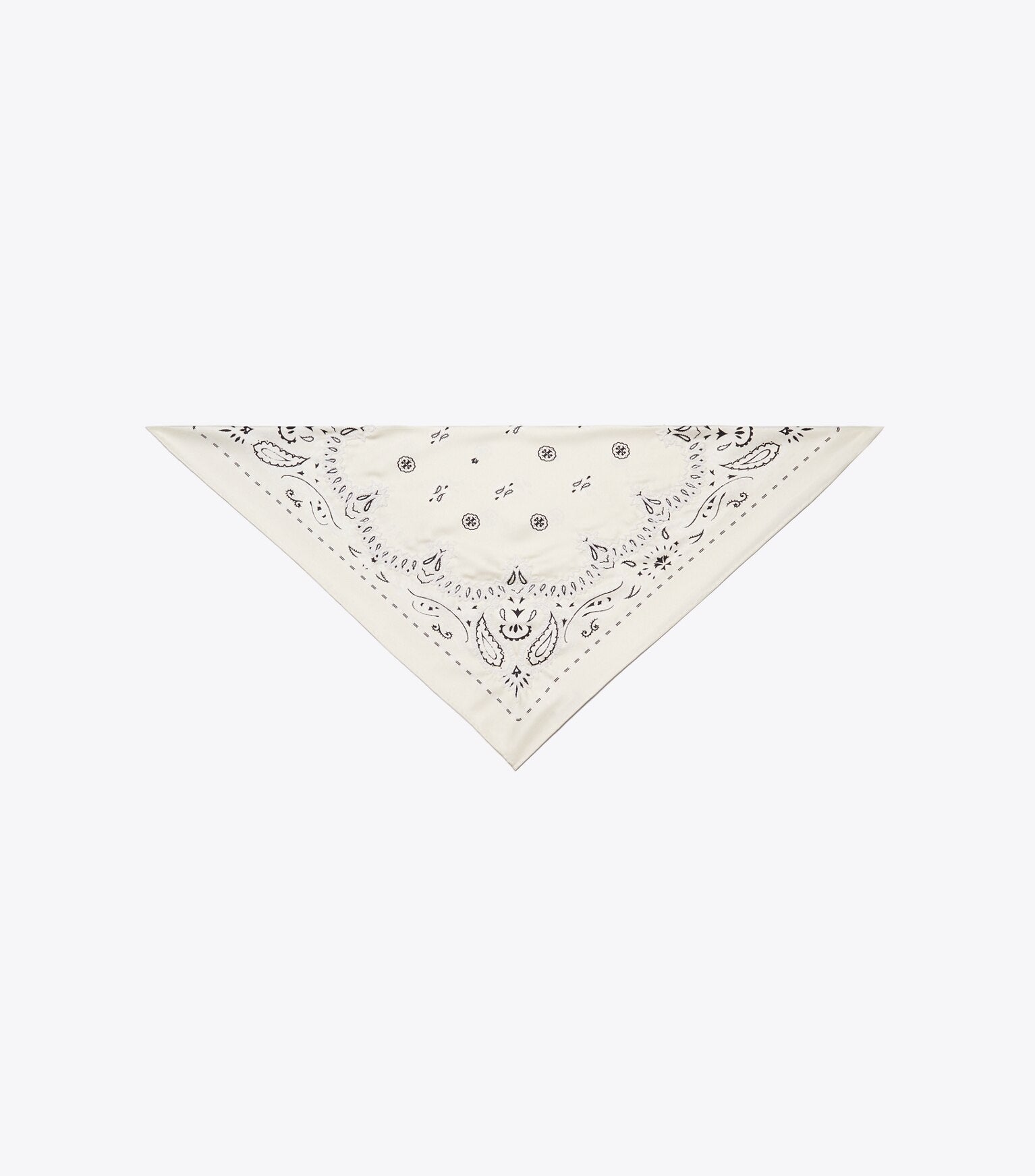Beaded Bandana Triangle Scarf