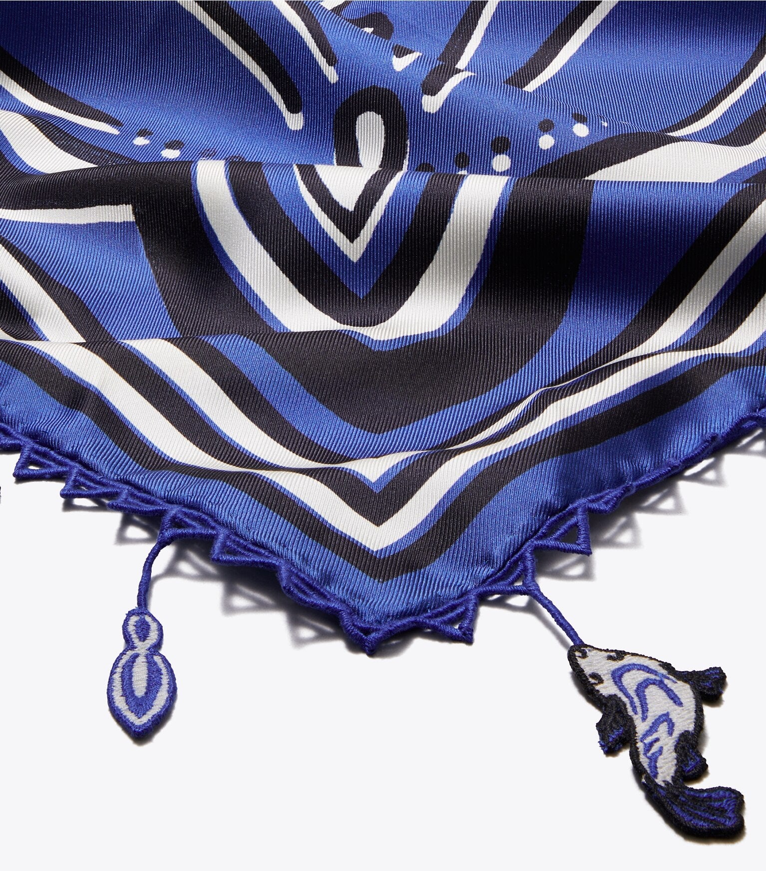 Fish Silk Square Scarf