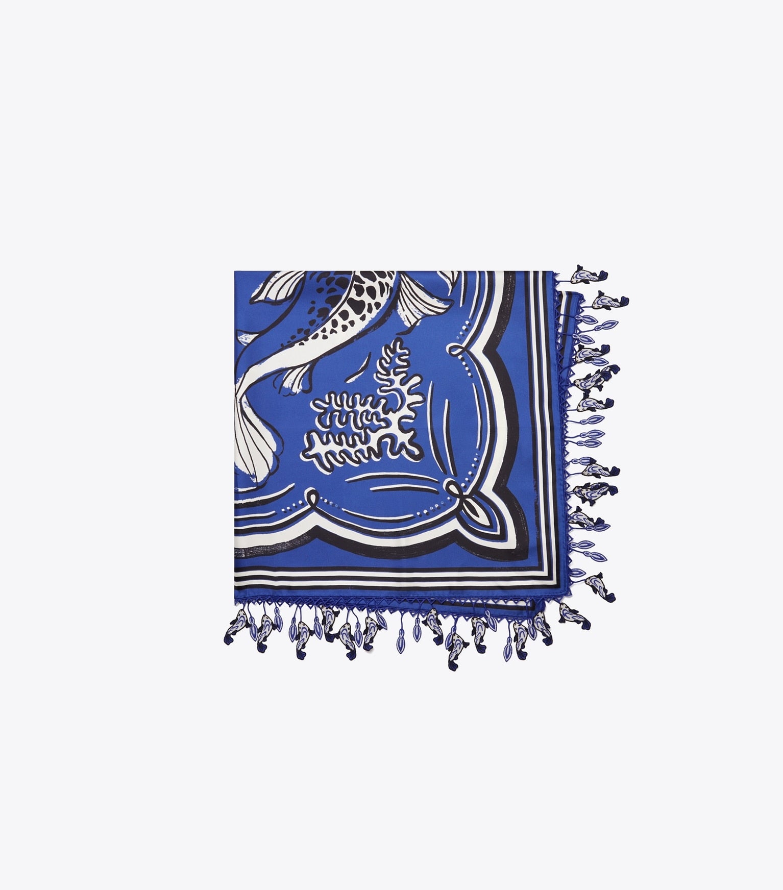 Fish Silk Square Scarf
