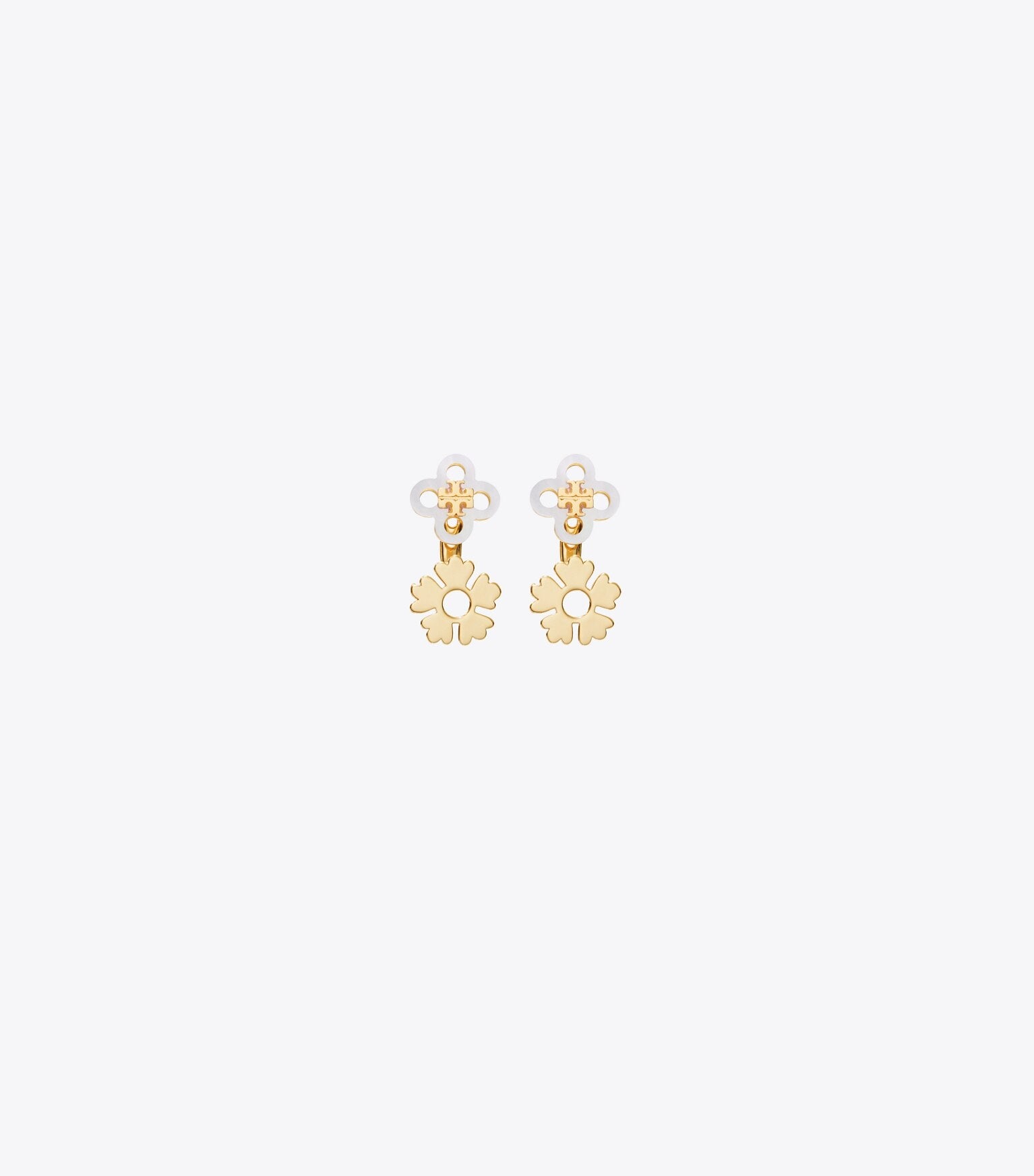 Forget Me Not Front Back Earrings