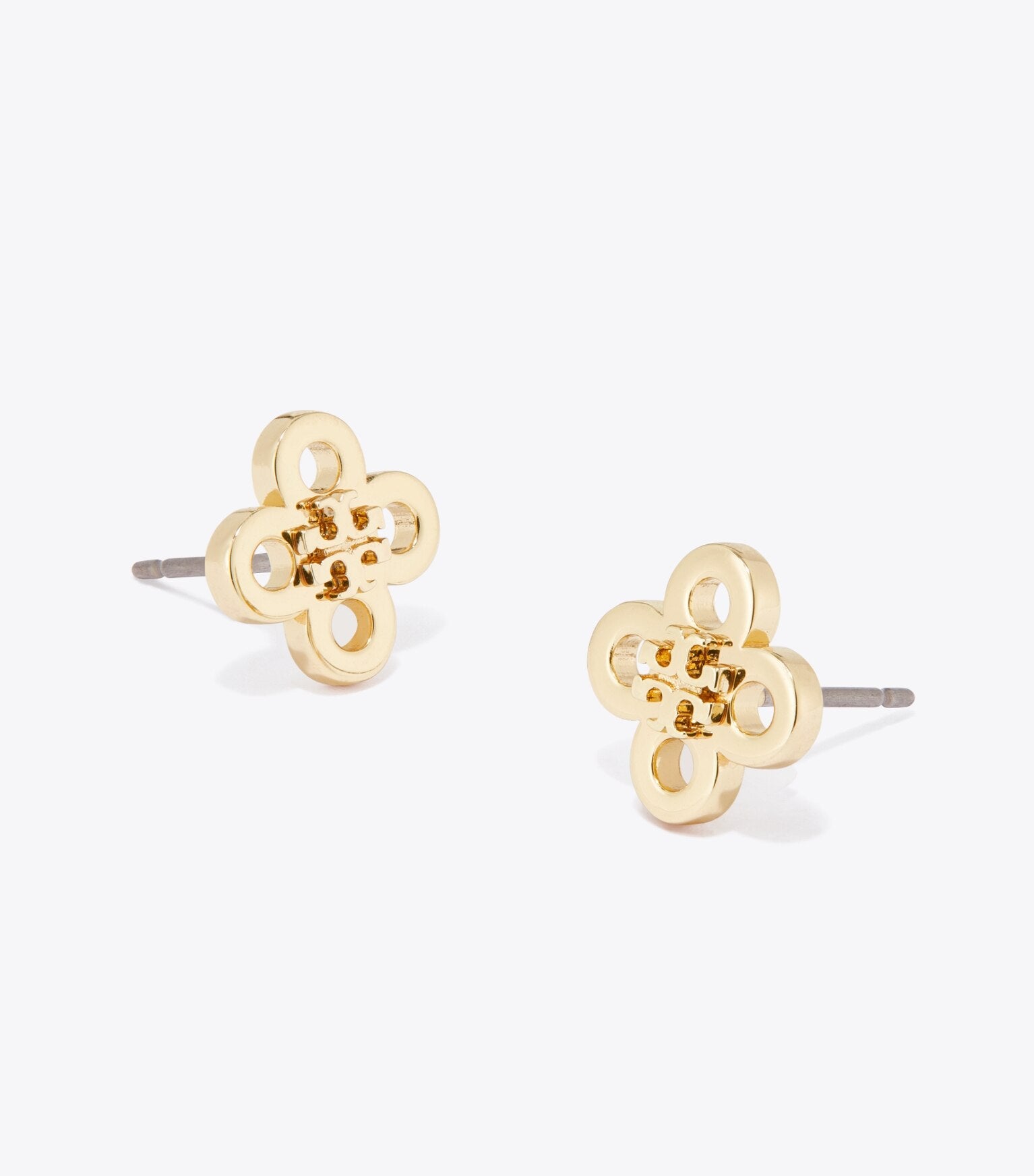 Forget Me Not Clover Stud Earring