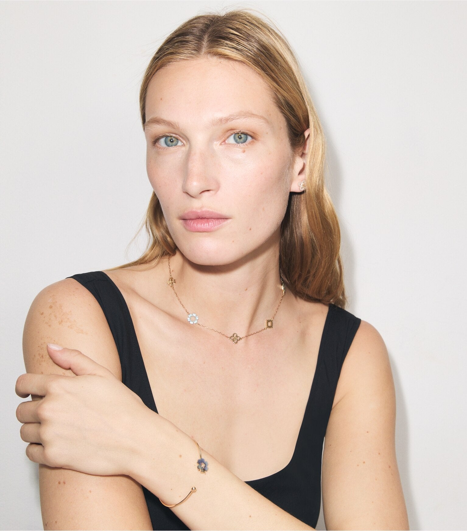 Forget Me Not Pavé Necklace