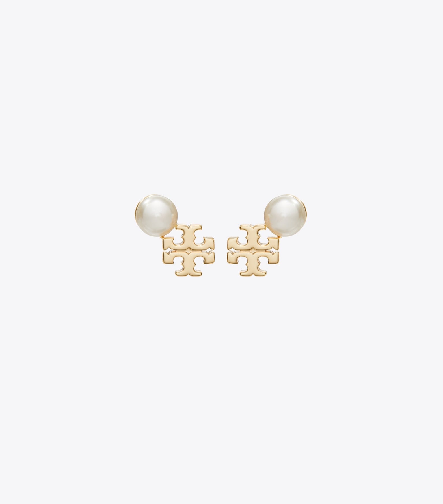 Moondance Logo and Pearl Stud Earrings