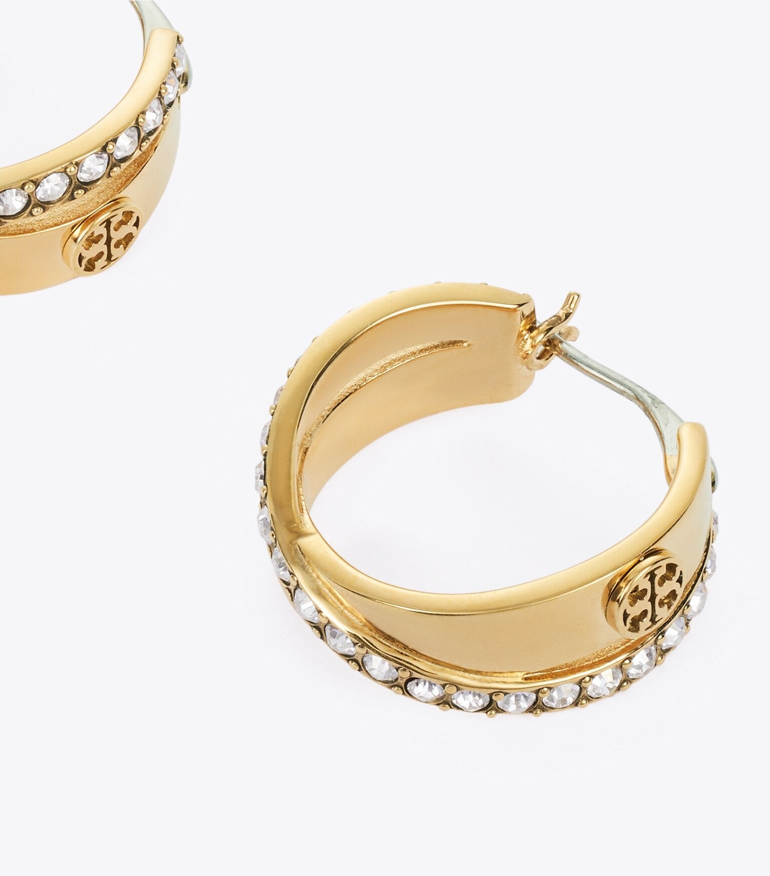 Icon Pavé Double Hoop Earring
