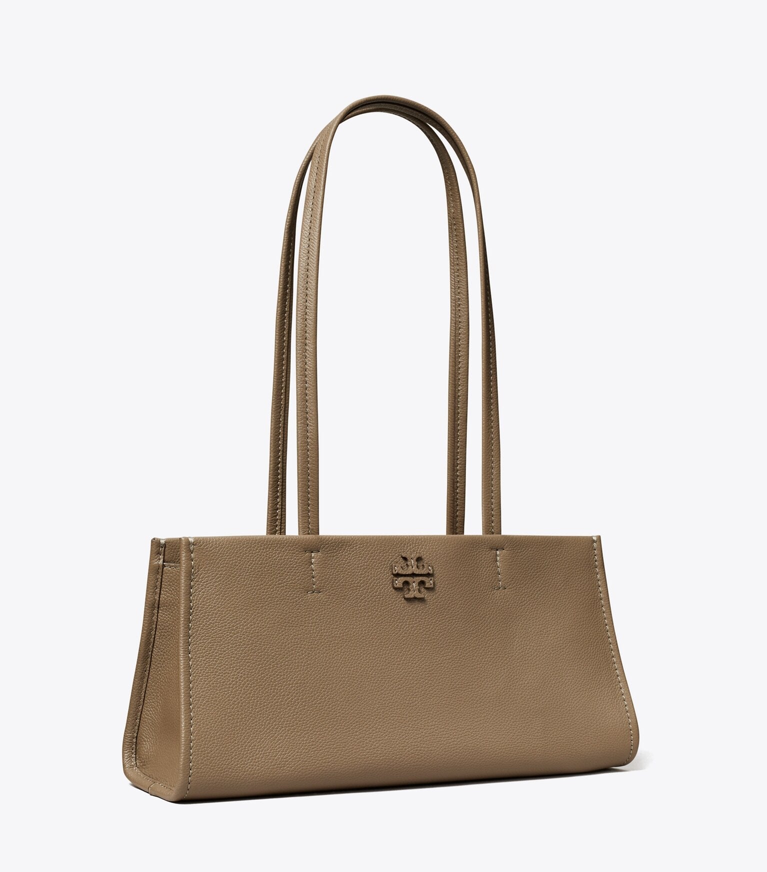 Leather East West Satchel