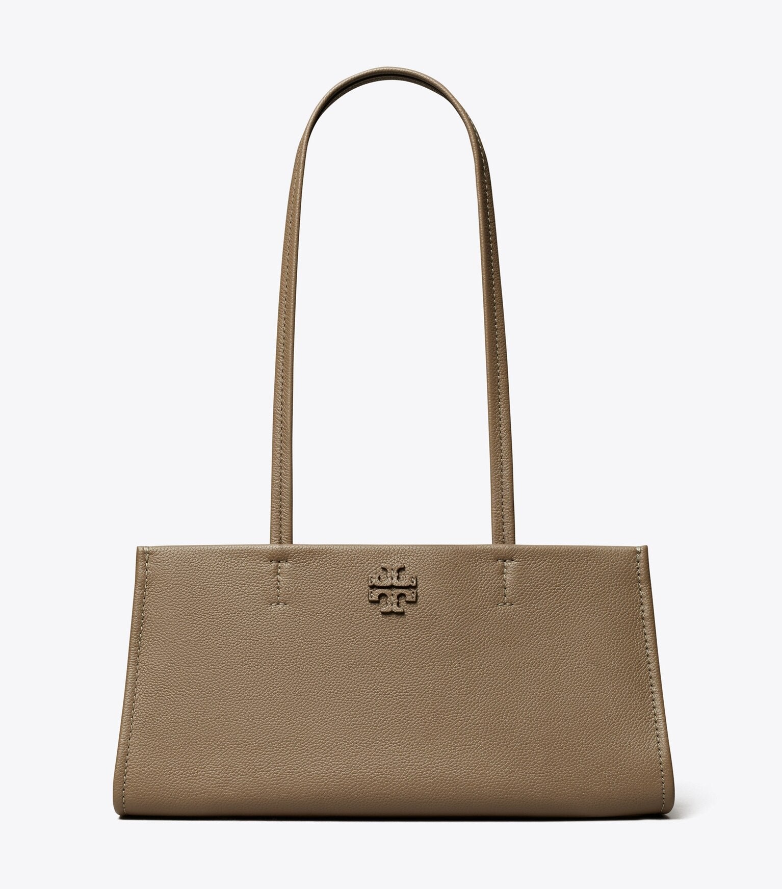 Leather East West Satchel
