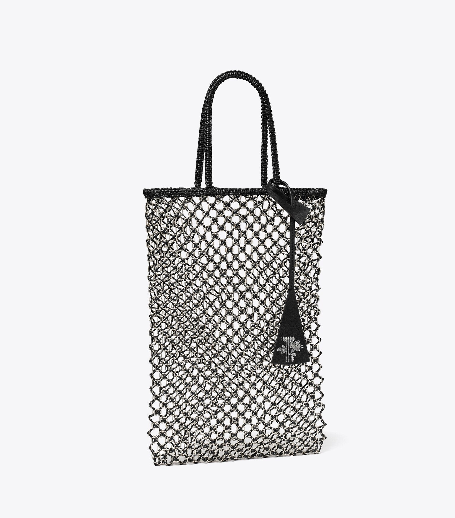 Small Handwoven Chain Mesh Tote
