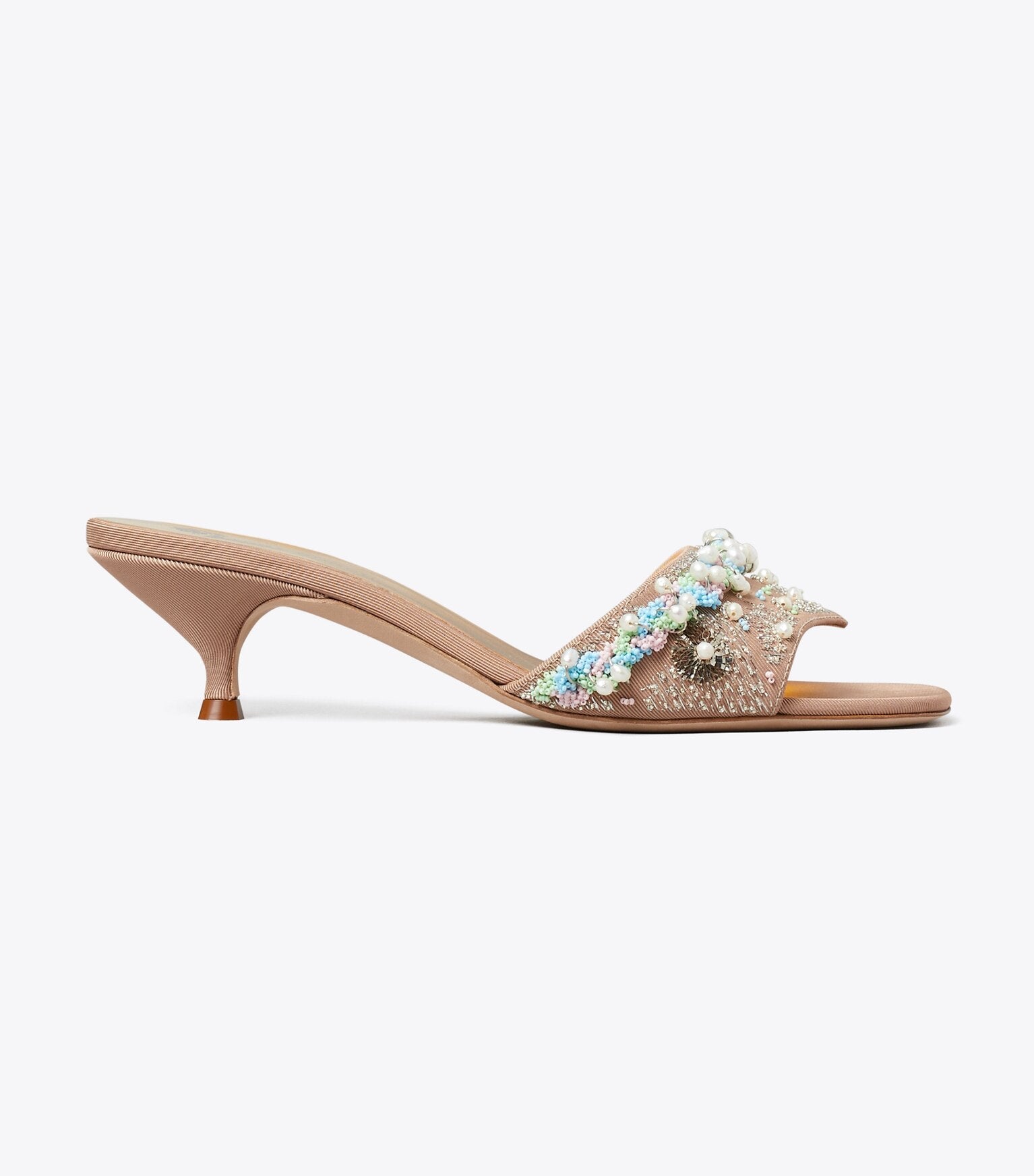 Beaded Heel Mule