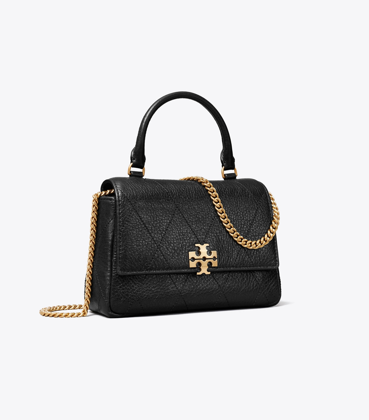 Mini Charlie Quilted Top-Handle Crossbody