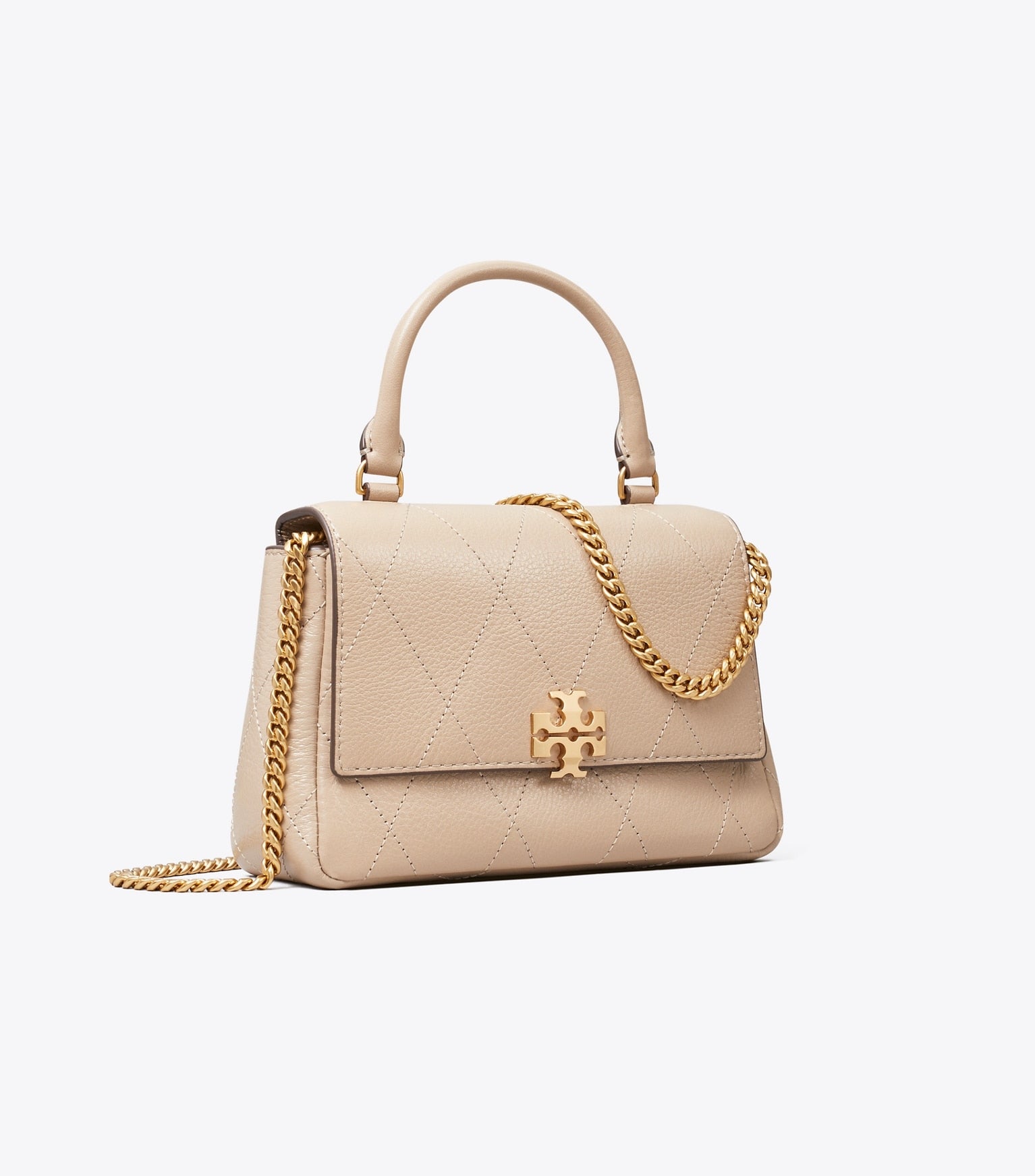 Mini Charlie Quilted Top-Handle Crossbody