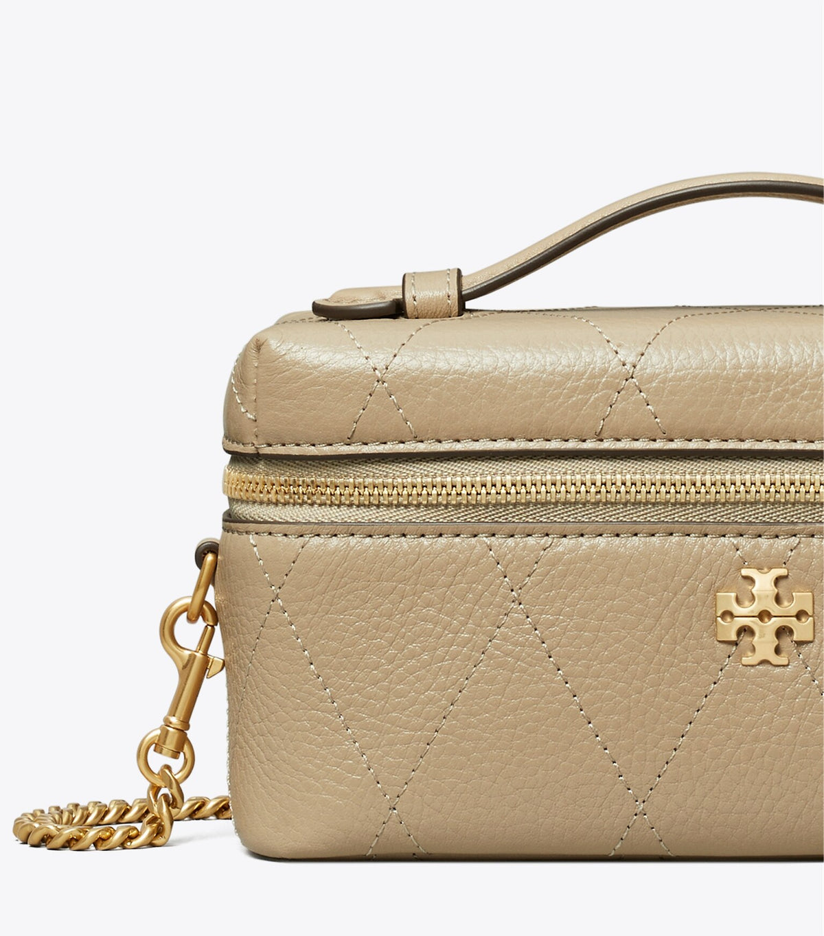 Charlie Quilted East-West Vanity Case