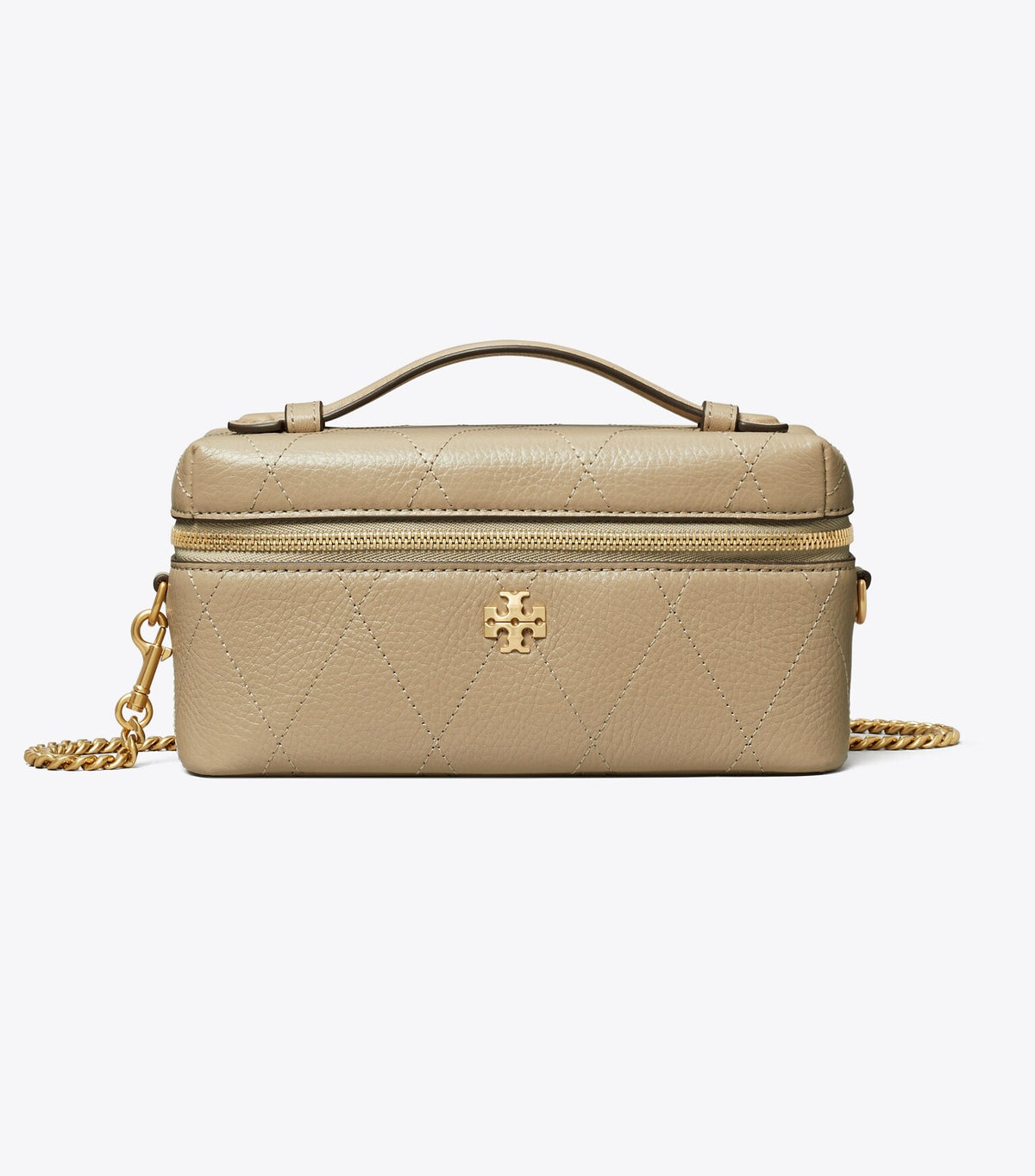 Charlie Quilted East-West Vanity Case