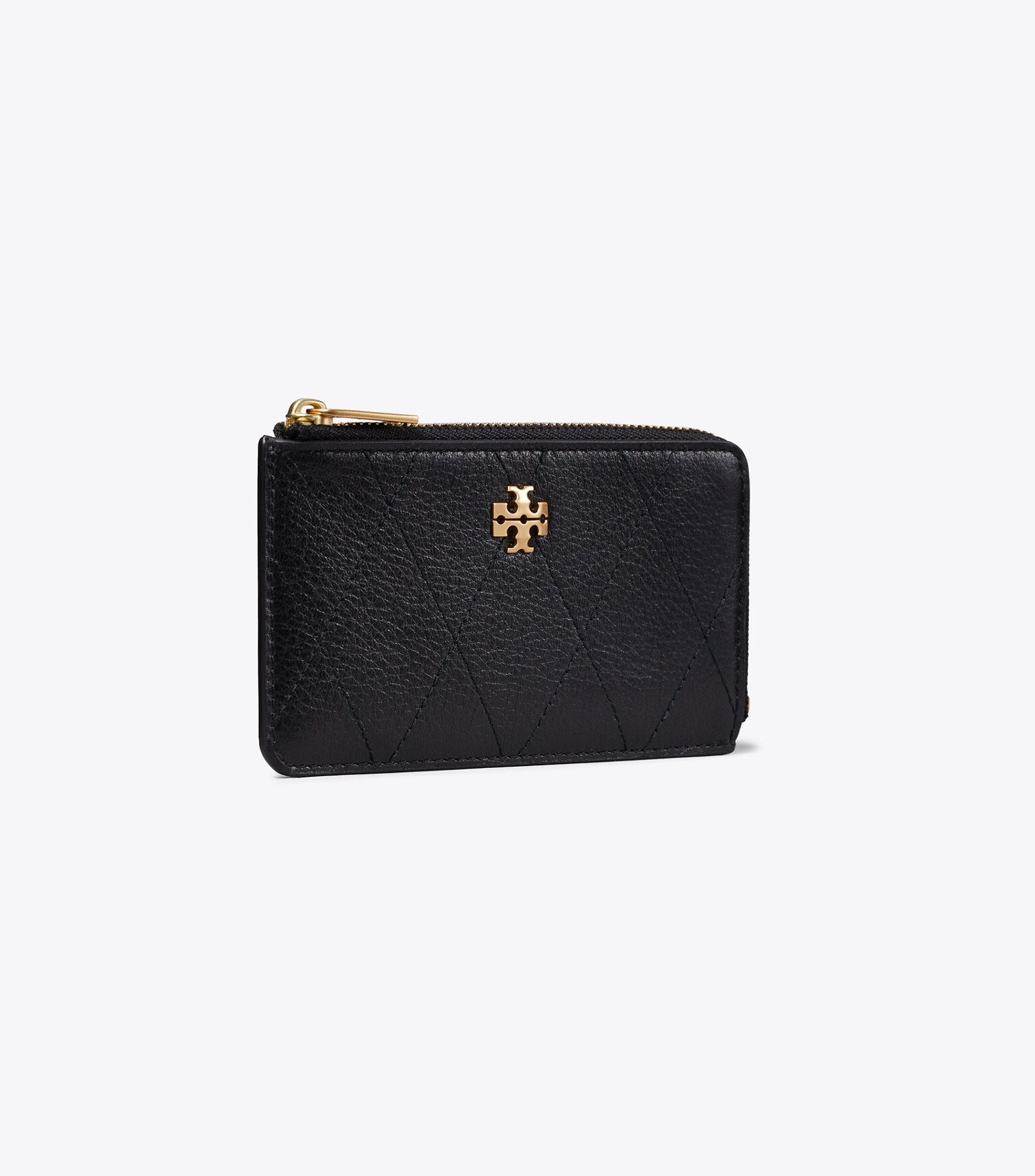 Charlie Quilted Zip Card Case