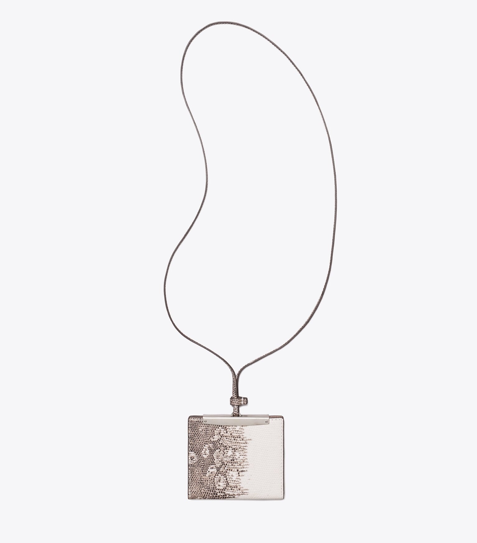 Lizard-Embossed Lanyard
