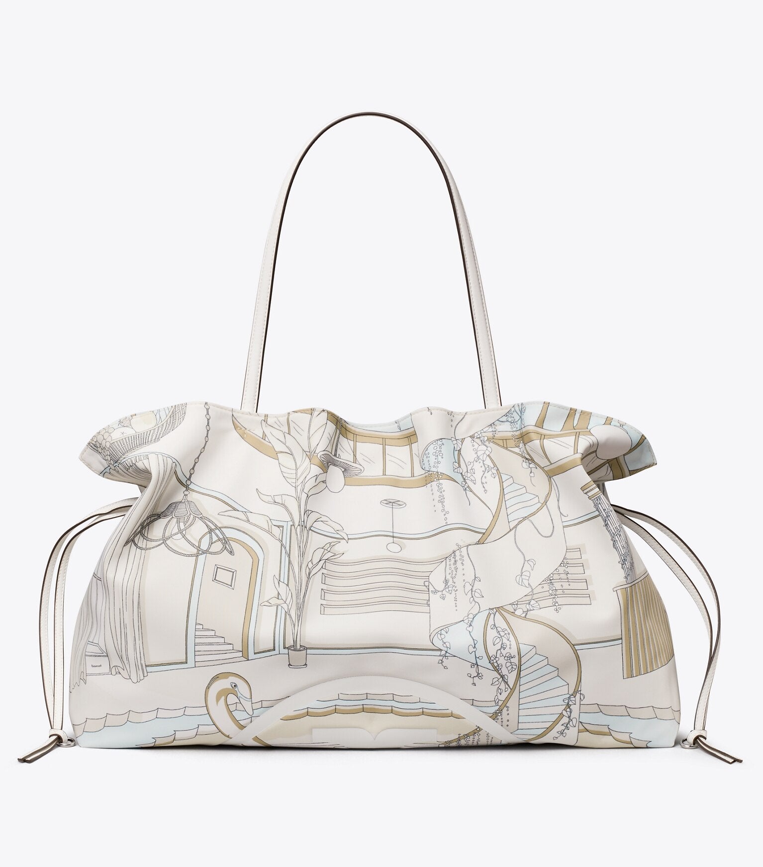 Ella Printed Drawstring Tote