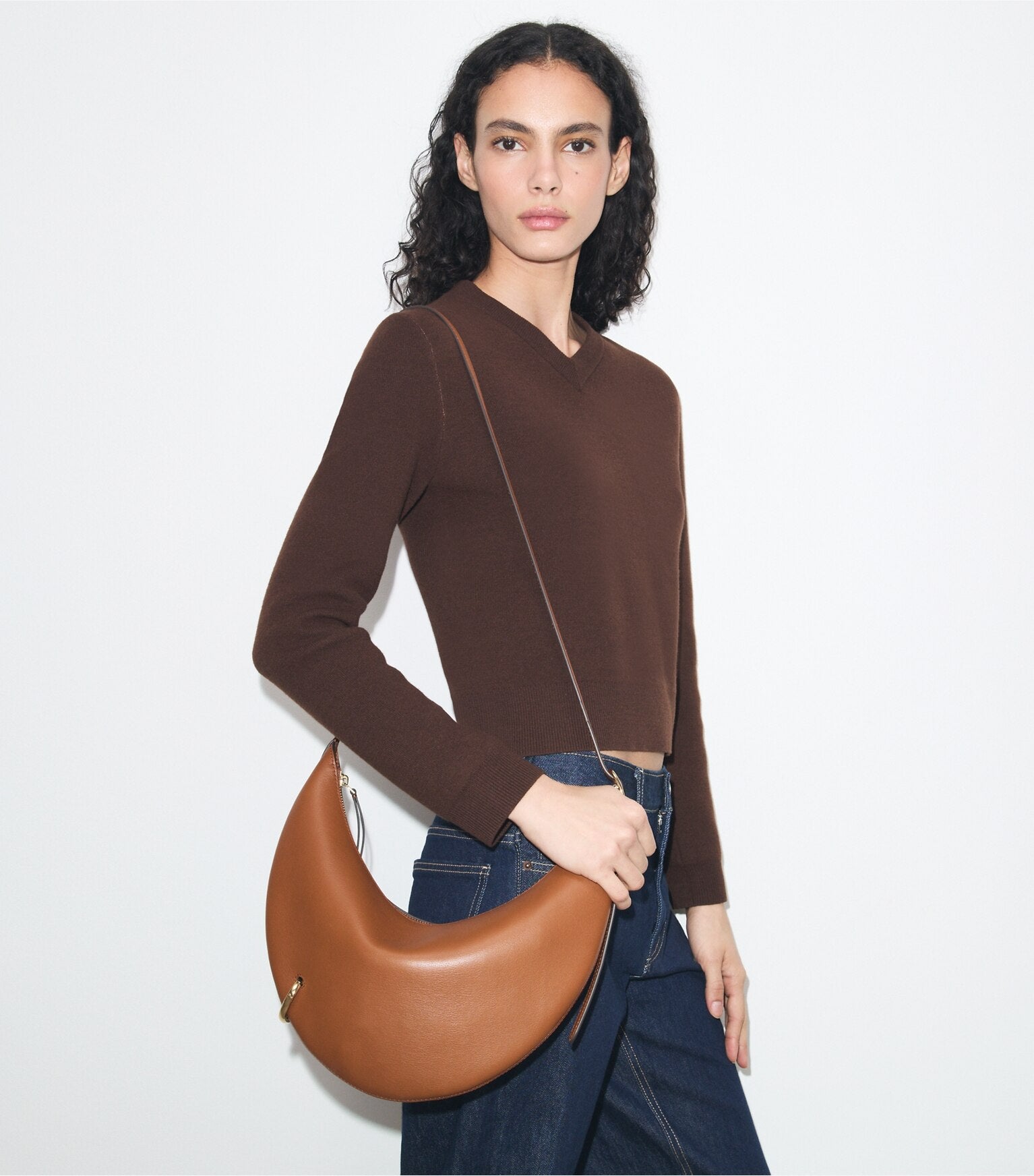 Pierced Crossbody Bag