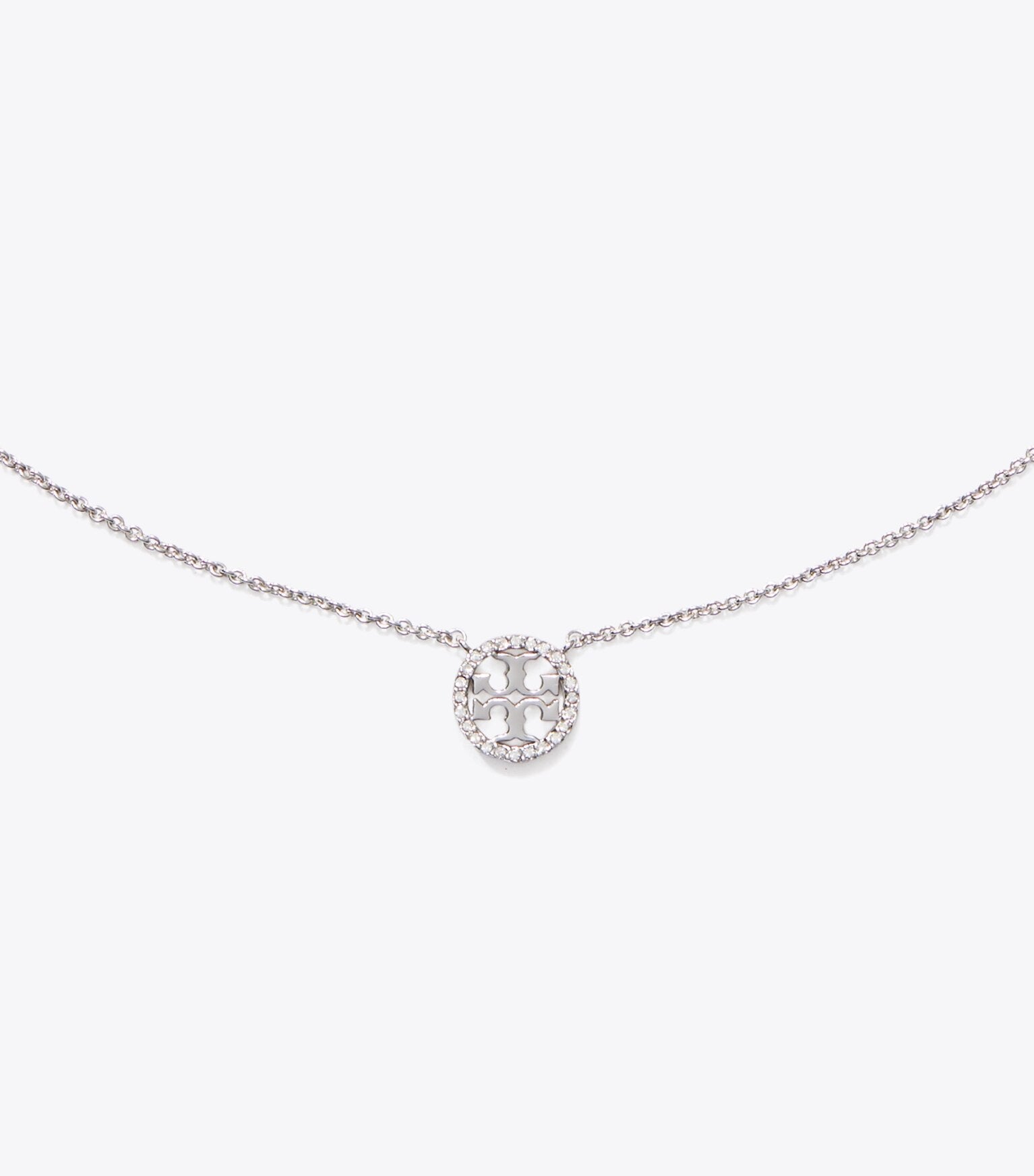 Icon Pavé Pendant Necklace
