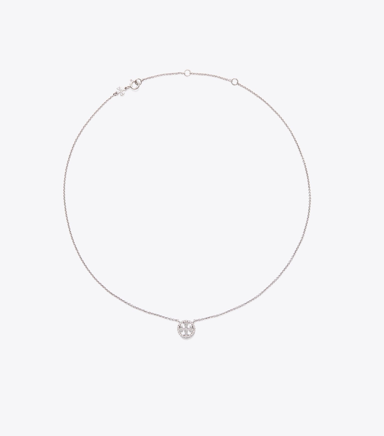 Icon Pavé Pendant Necklace