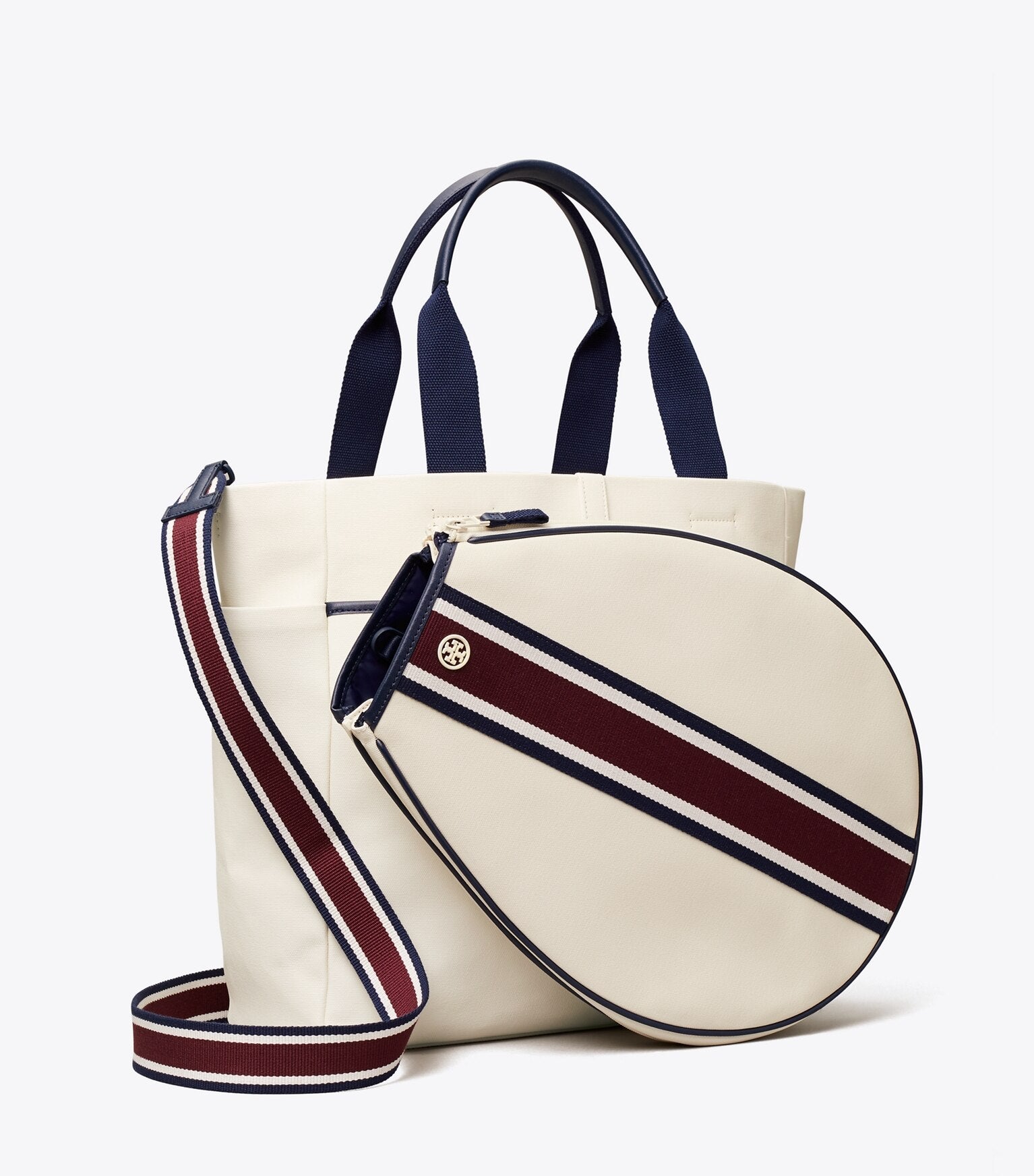 Striped Tennis Tote