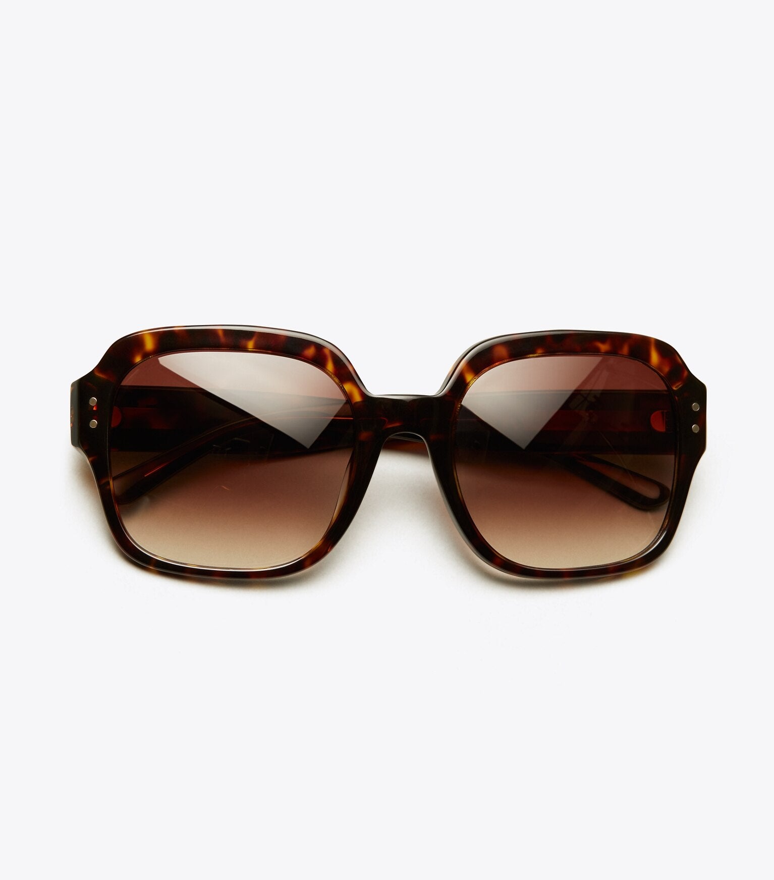 Oversized Square Logo Sunglasses