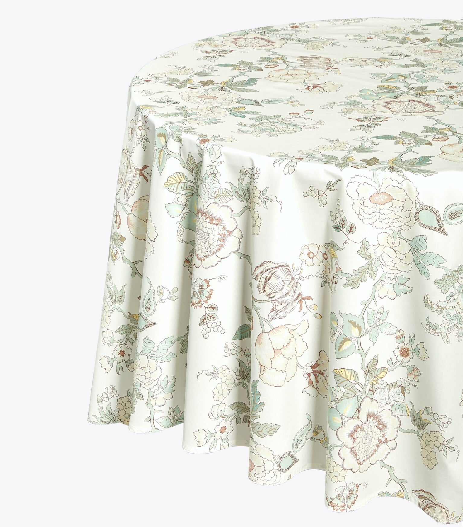 Happy Times Bouquet Round Tablecloth, 90"