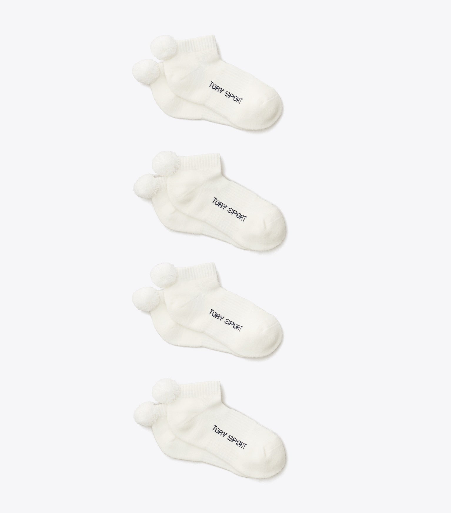 Performance Compression Pom-Pom Socks, 4-Pack