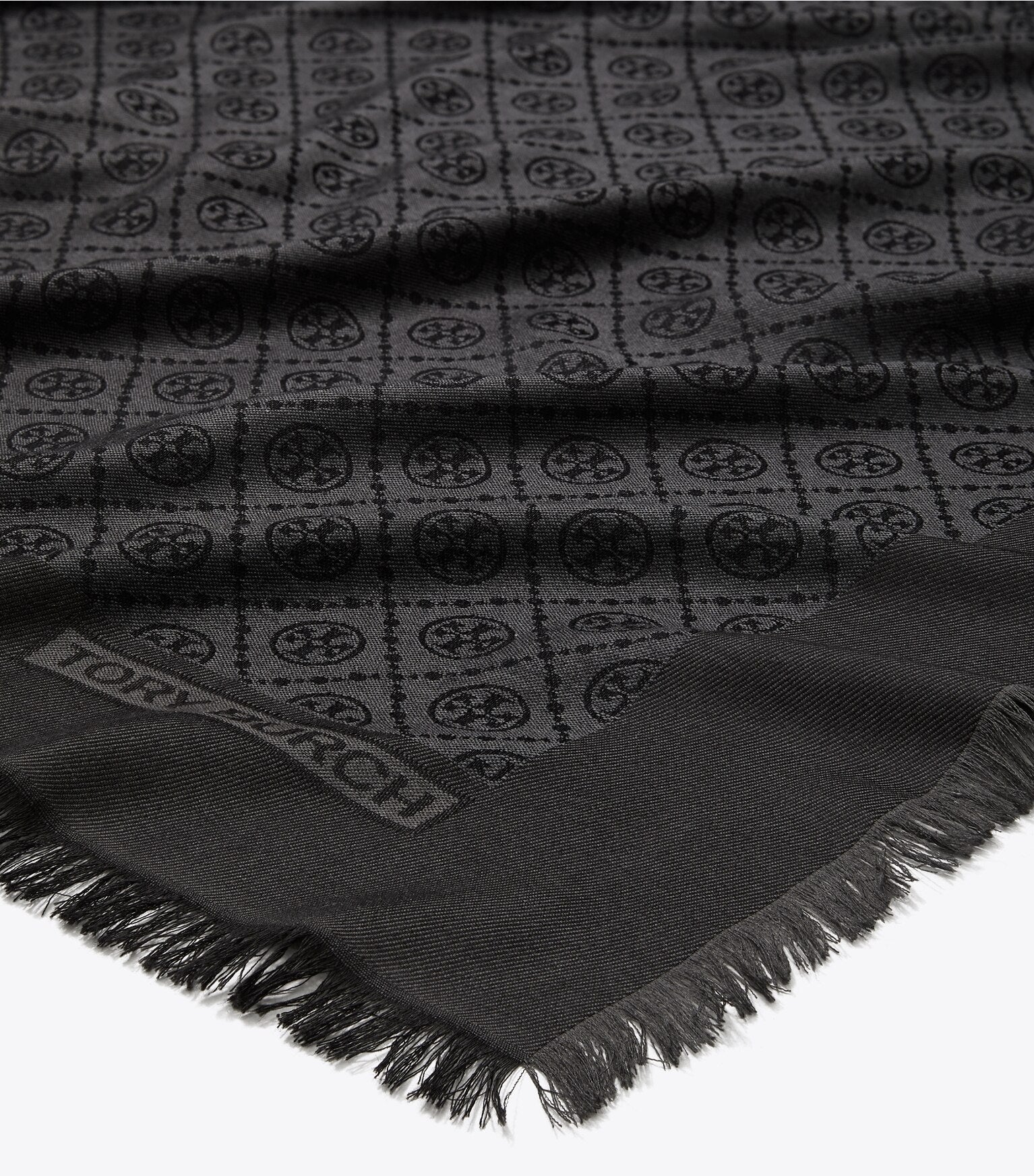 T Monogram Jacquard Traveler Scarf