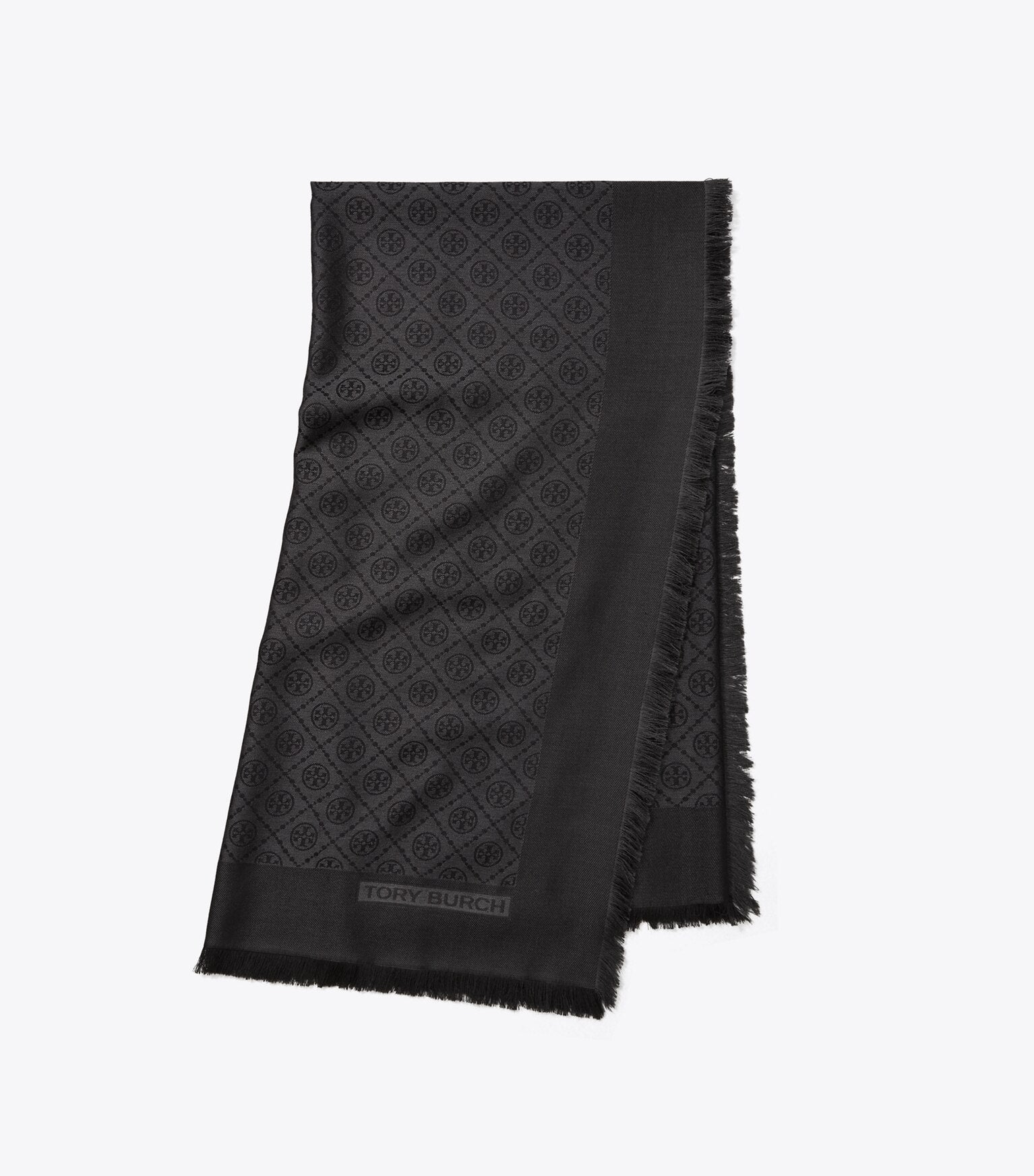 T Monogram Jacquard Traveler Scarf