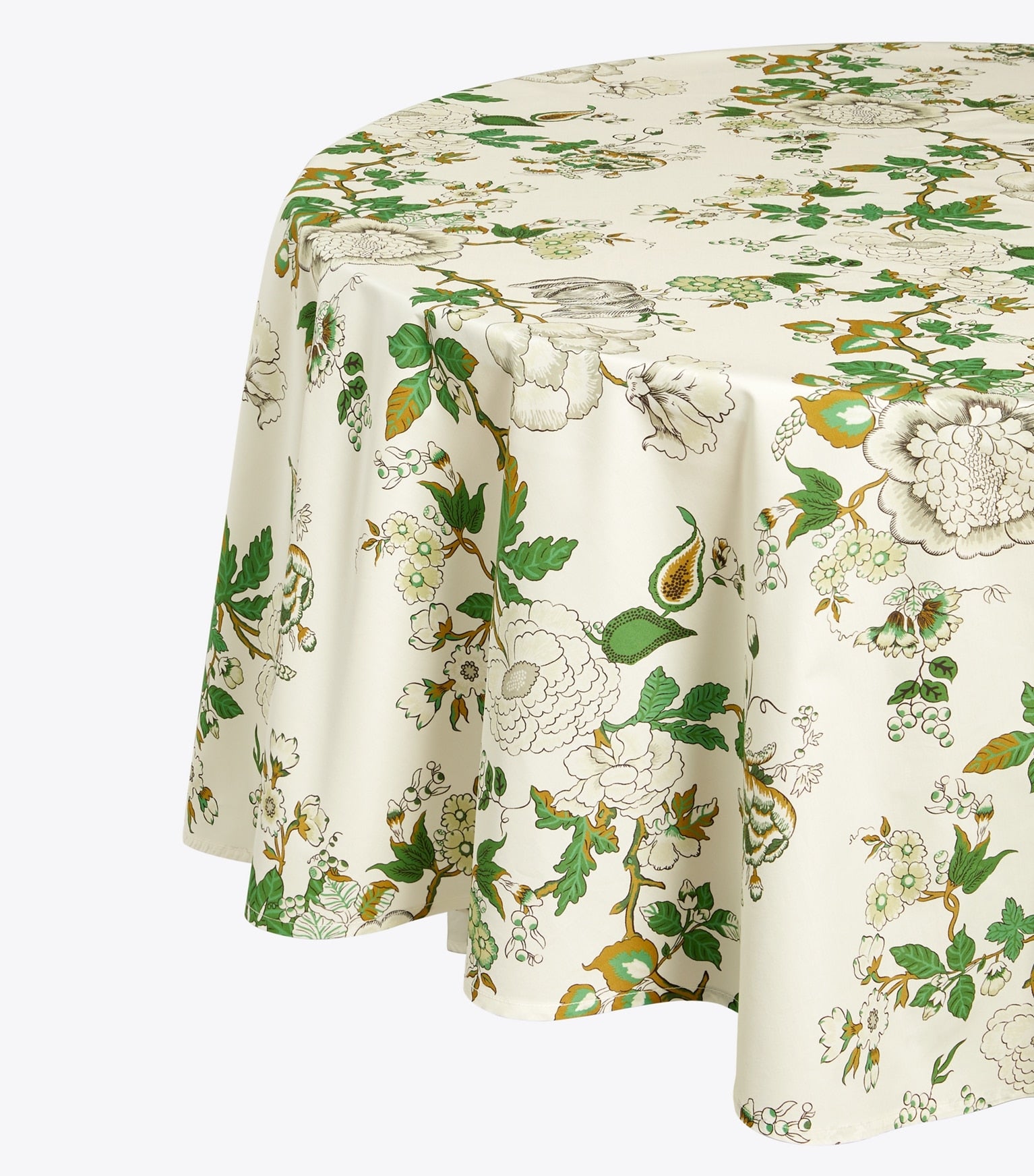 Happy Times Bouquet Round Tablecloth, 108"