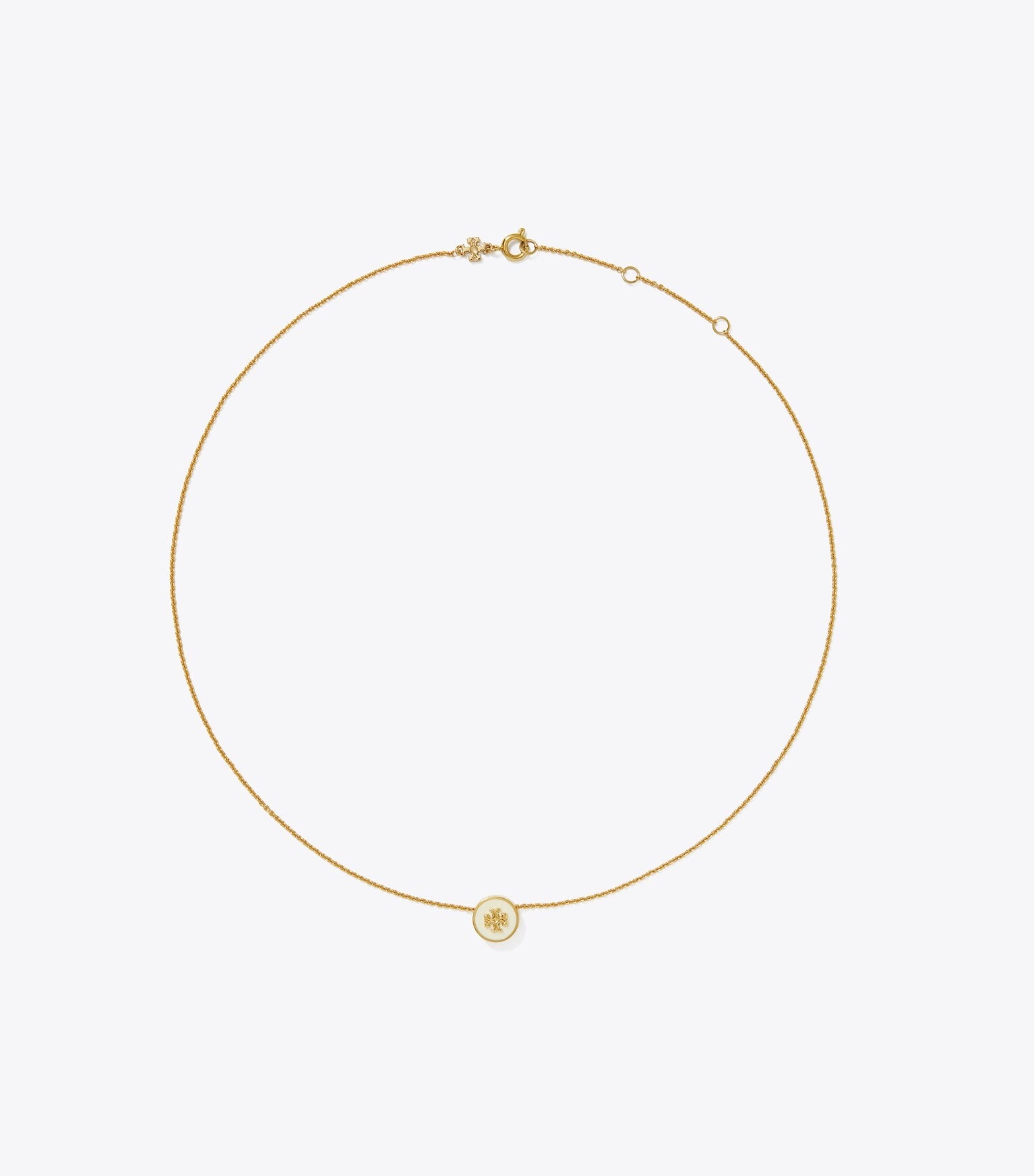 Icon Enamel Pendant Necklace