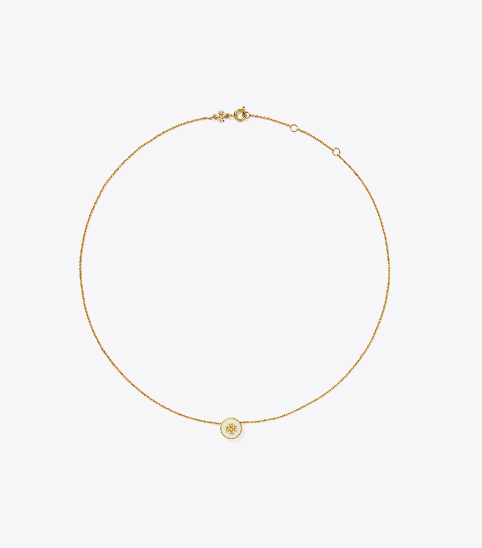 Icon Enamel Pendant Necklace