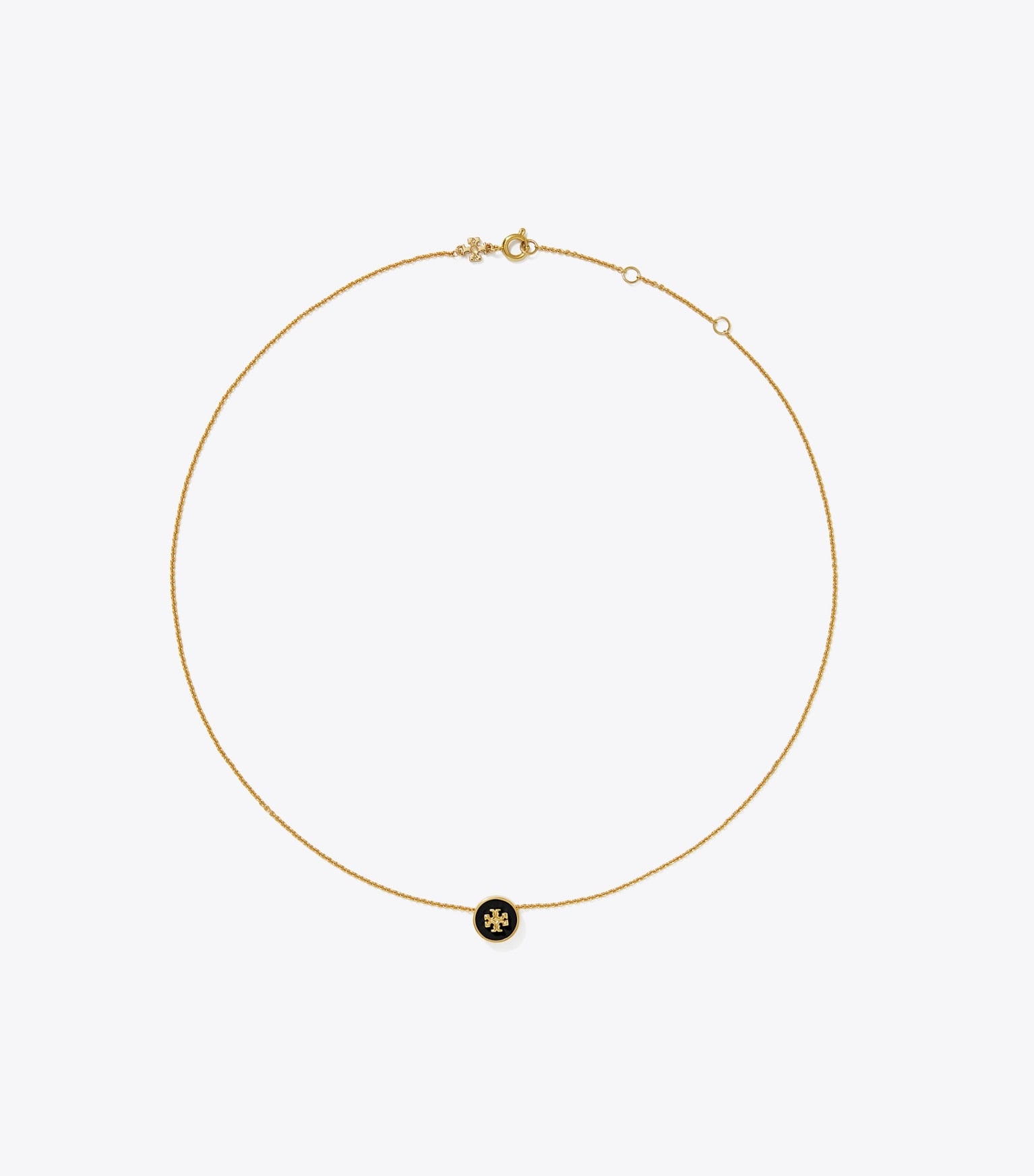 Icon Enamel Pendant Necklace
