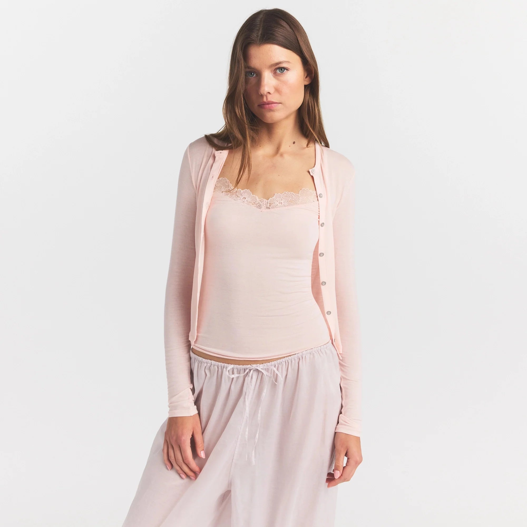 Sheer Modal Cardigan