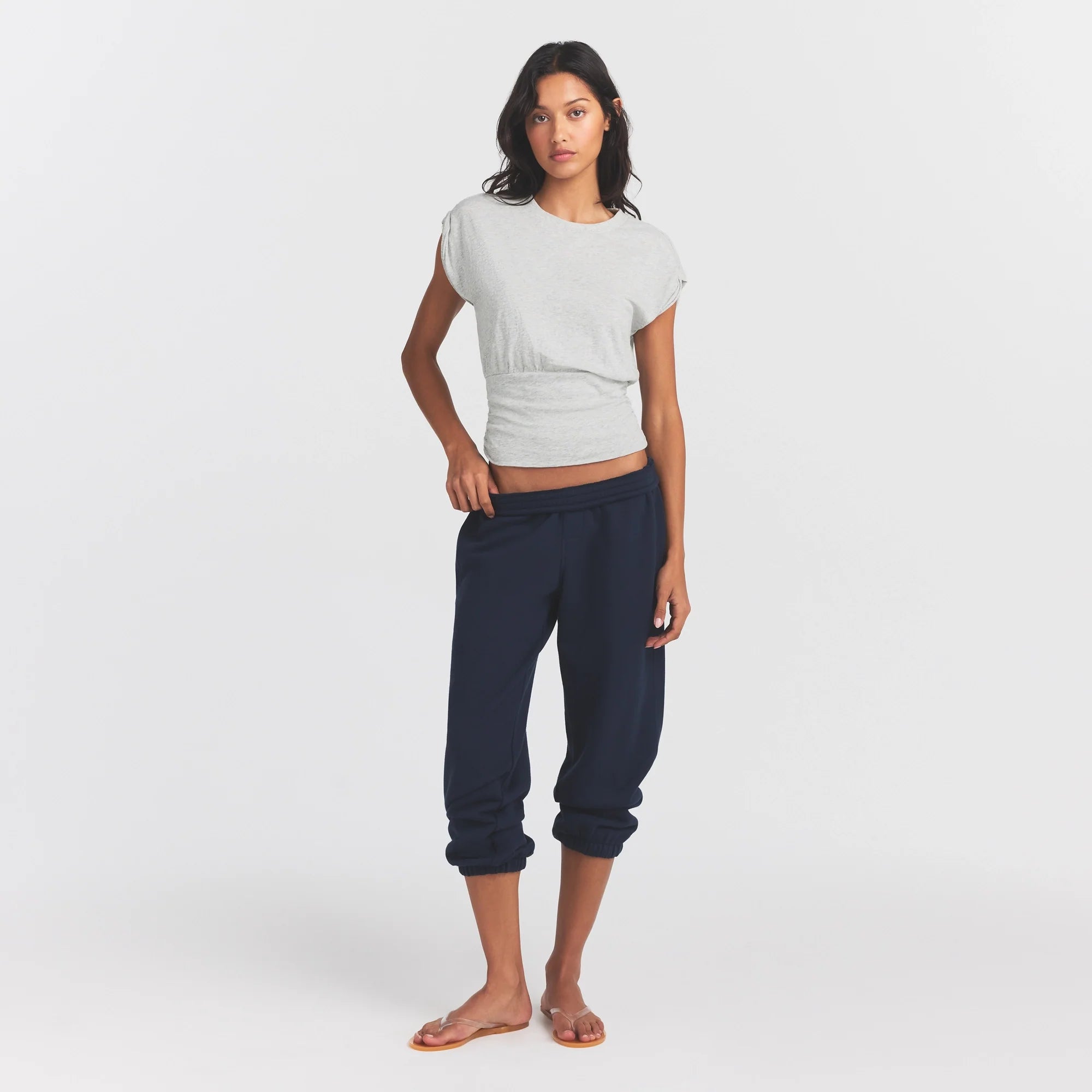 Worn in Jersey Ruched Tee