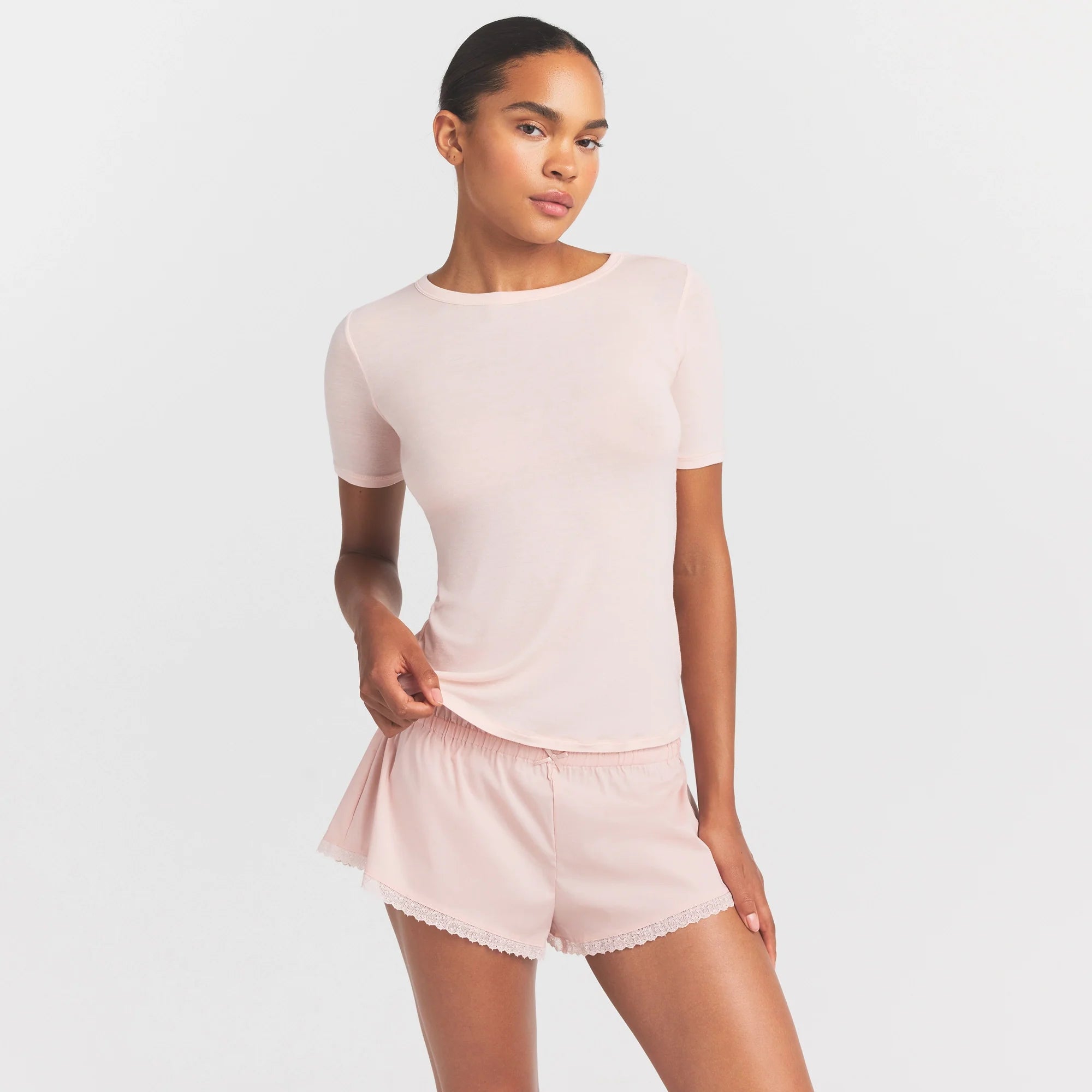 Sheer Modal Long T-shirt