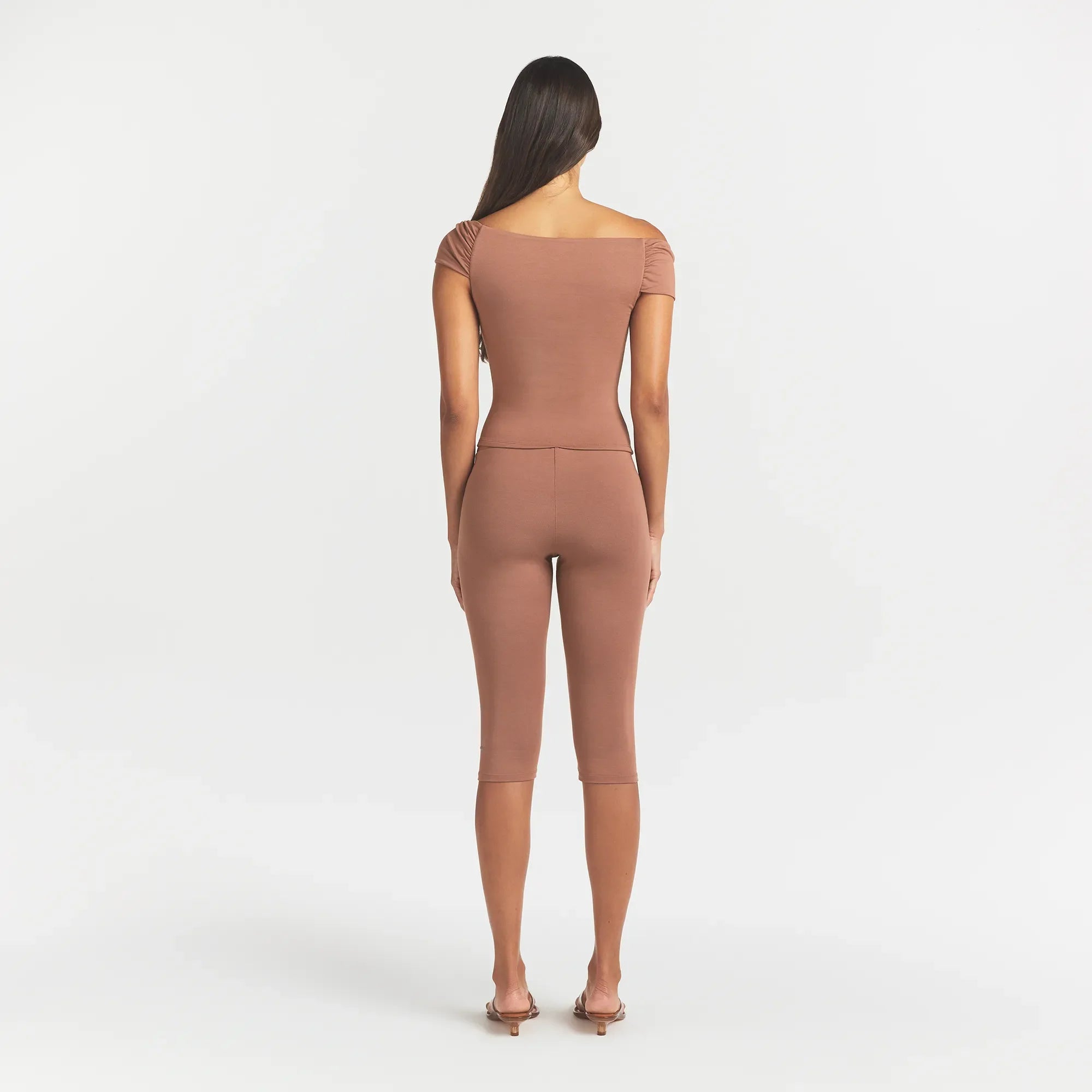 Smooth Layers Asymmetrical Off the Shoulder Top
