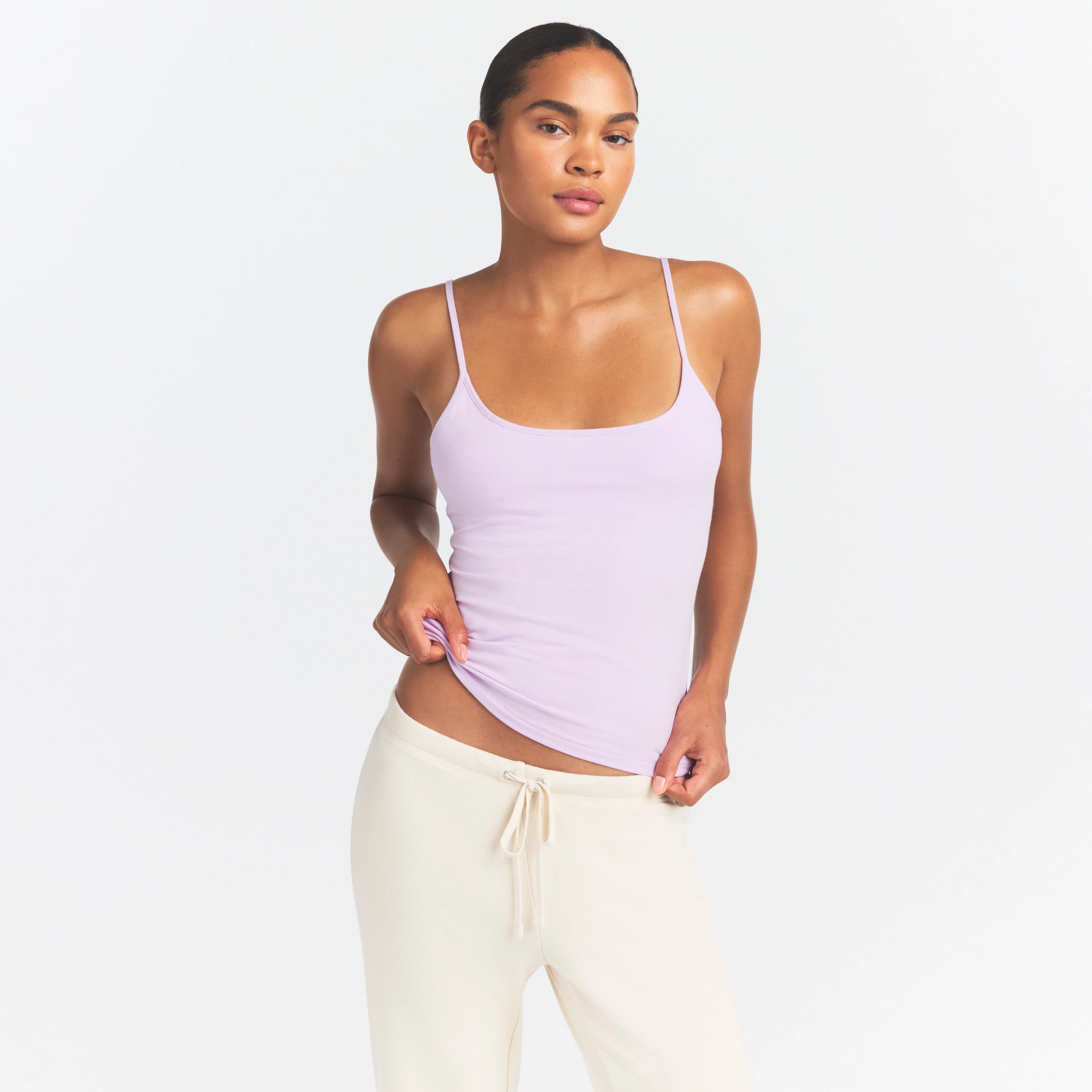 Cotton Jersey Scoop Neck Cami