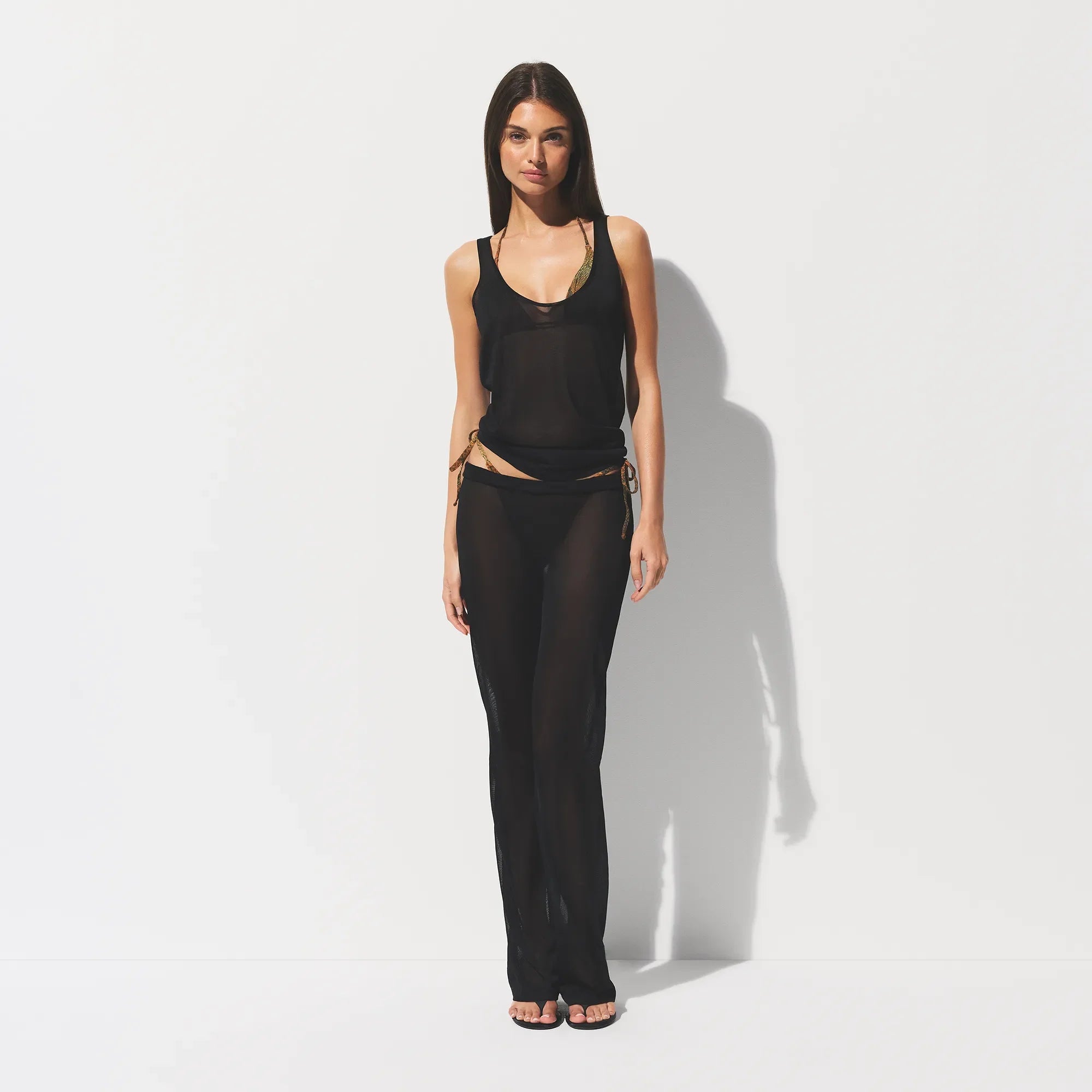 Slinky Knit Scoop Long Tank