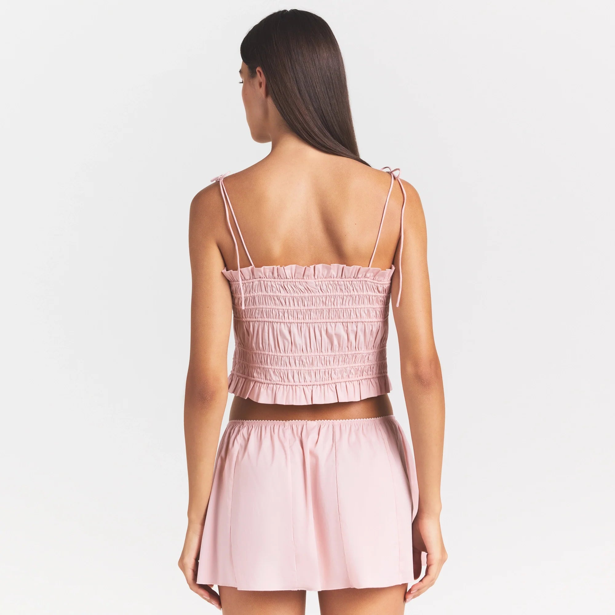 Poplin Apparel Ruffle Cami