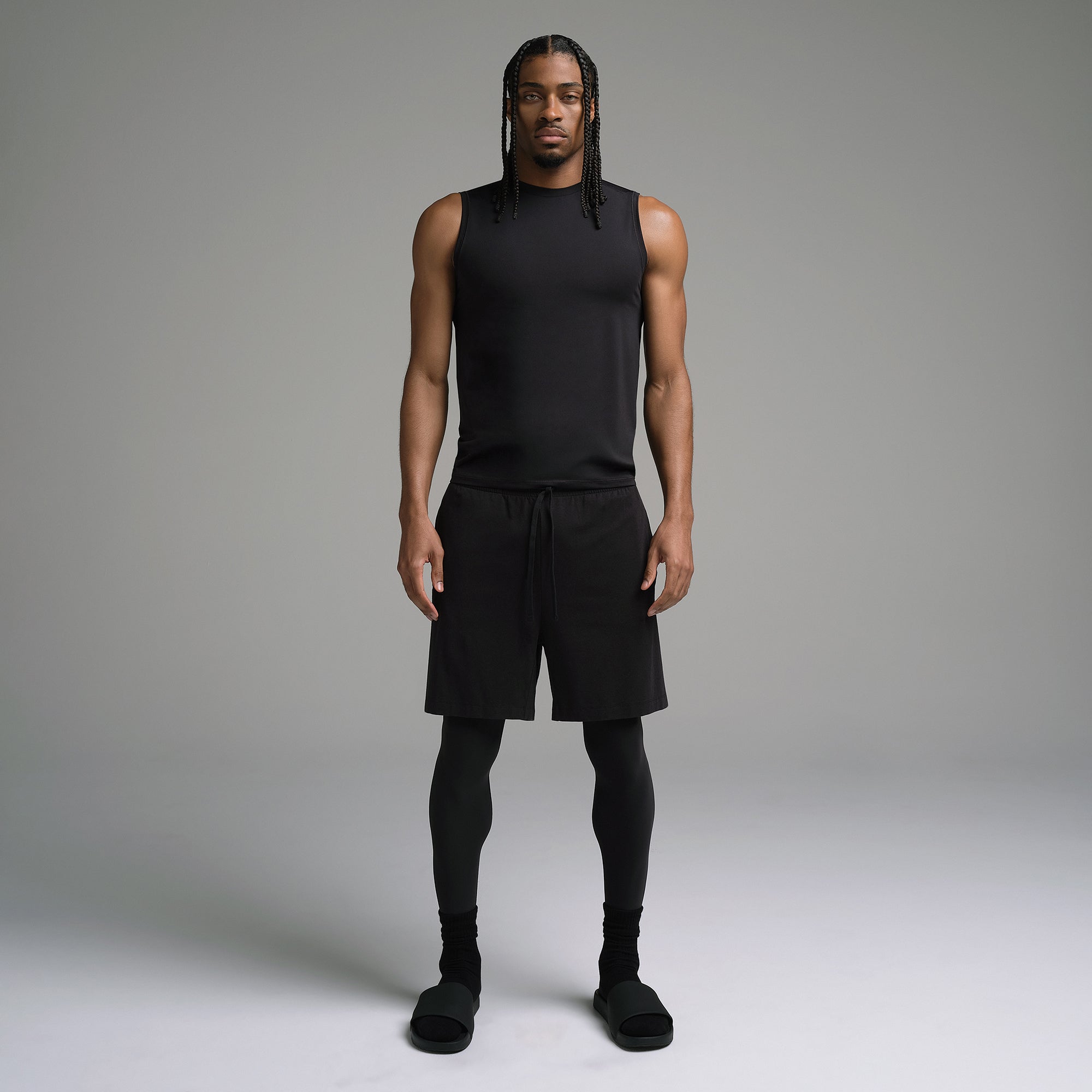 SKIMS FLEX MENS MUSCLE TANK | OBSIDIAN