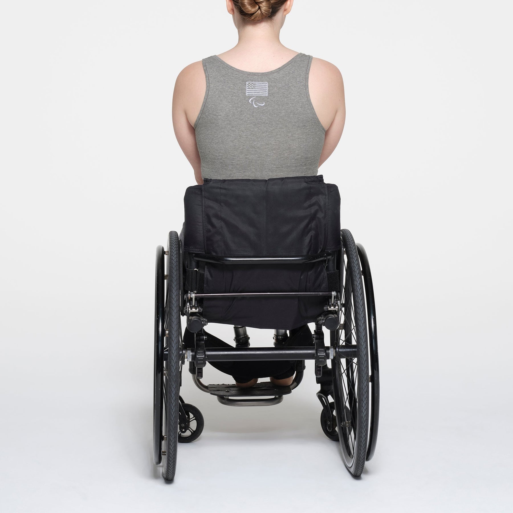 SKIMS FOR TEAM USA COTTON RIB PARALYMPIC TANK | HEATHER GREY