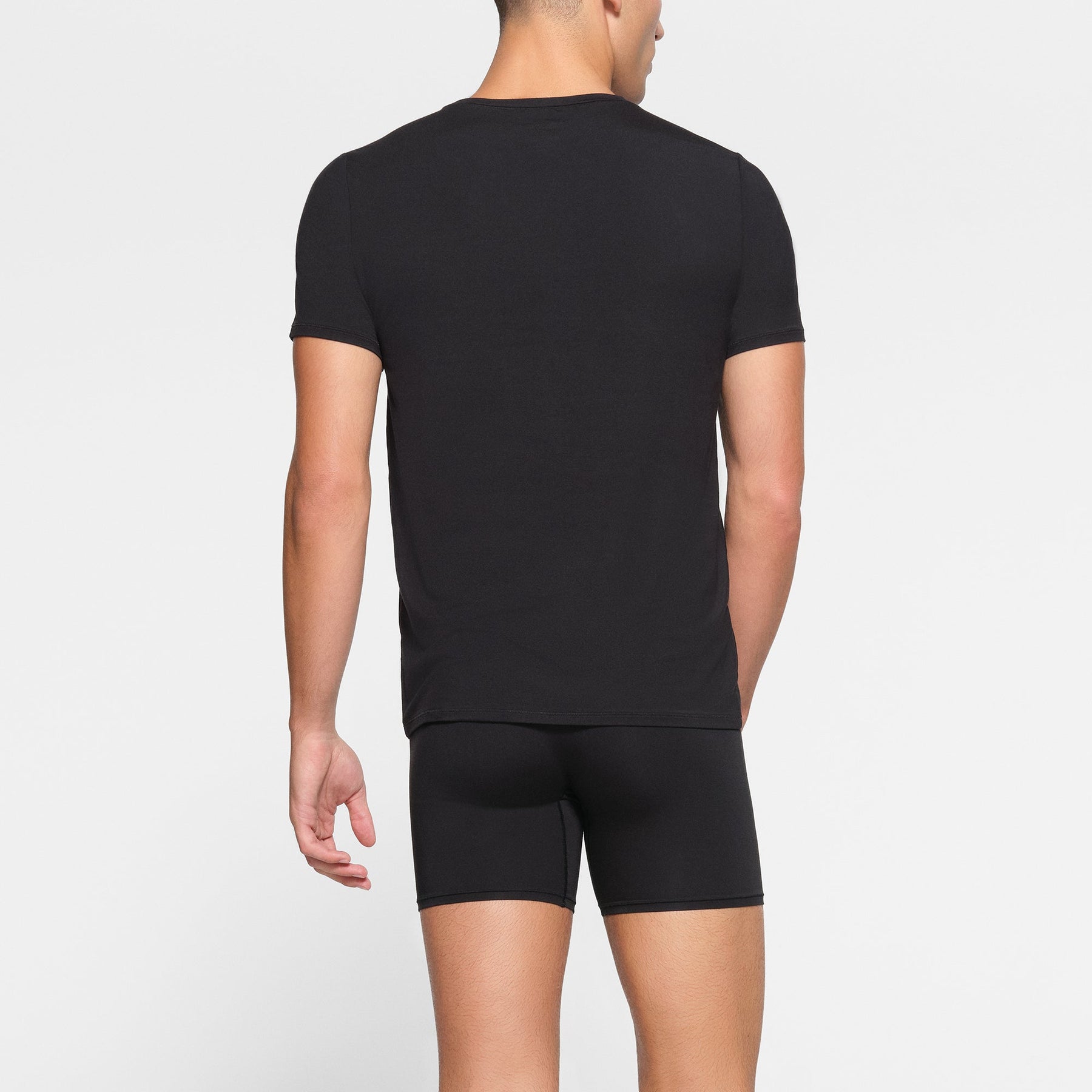 SKIMS STRETCH MENS T-SHIRT 3-PACK | OBSIDIAN