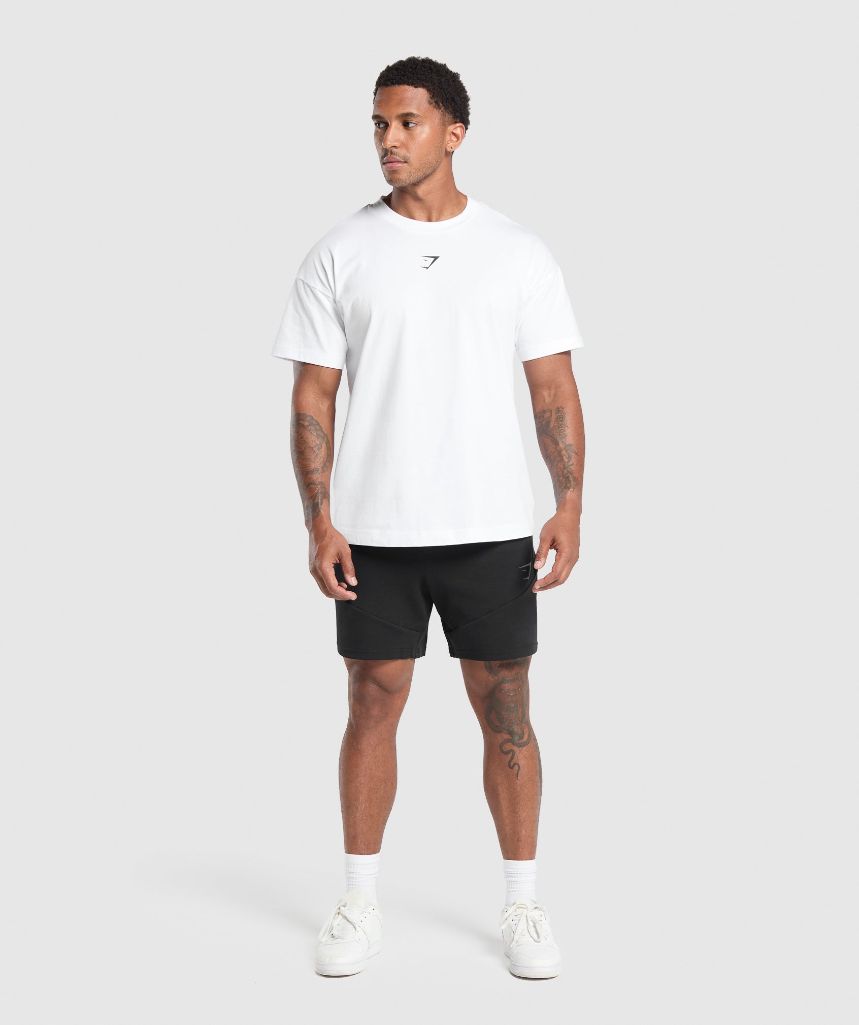 Gymshark Interlock Tech 6" Shorts - Black