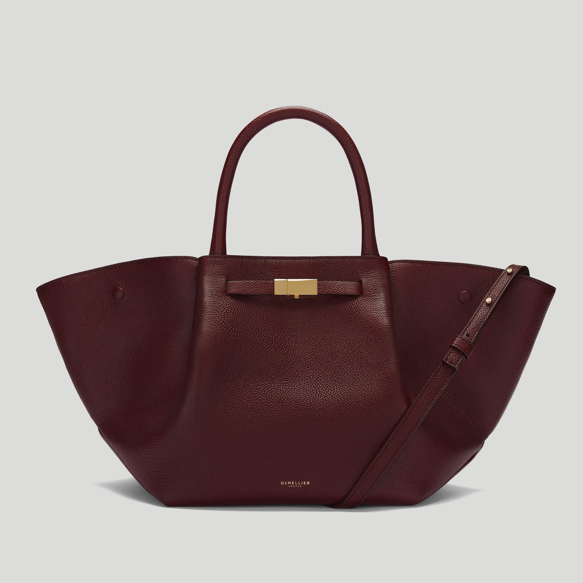 The Midi New York - Burgundy Small Grain