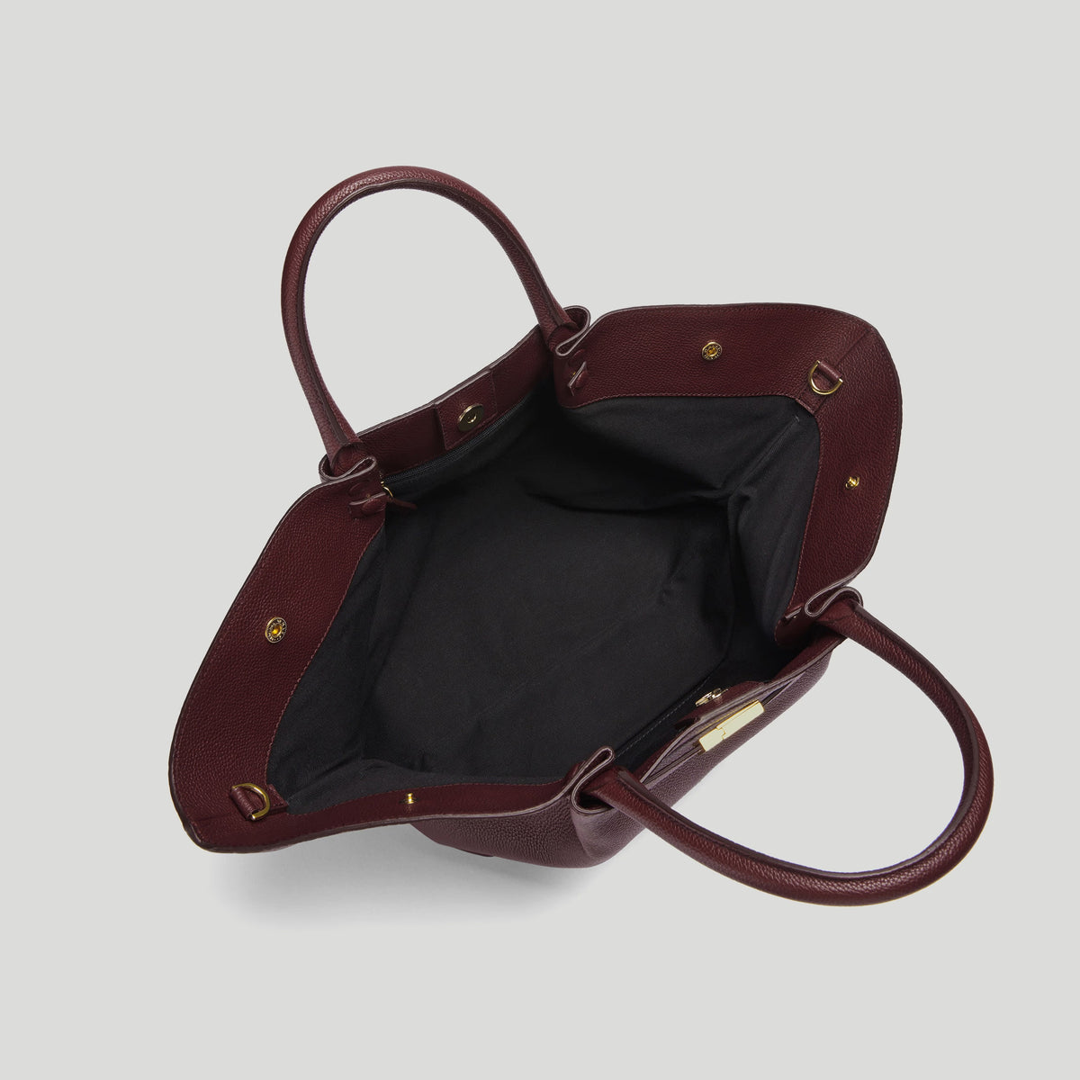 The Midi New York - Burgundy Small Grain