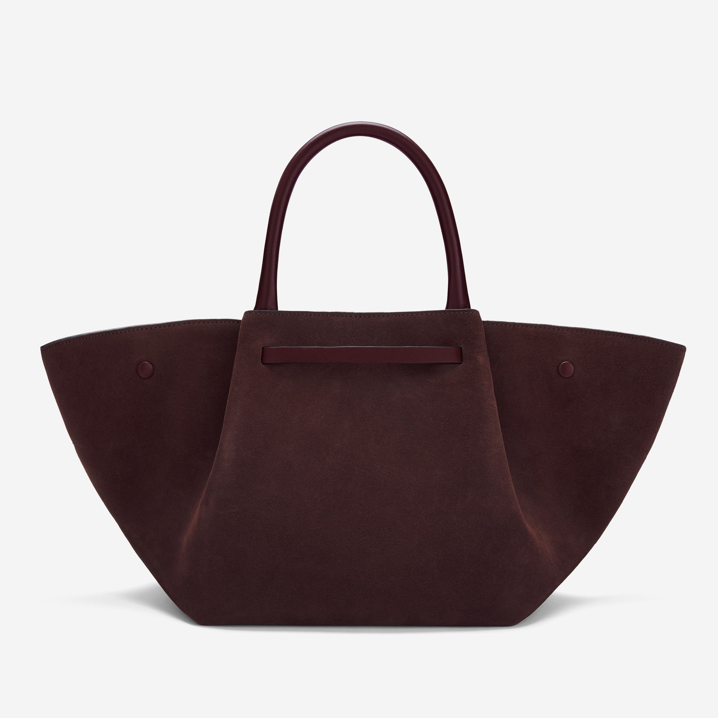 DeMellier The Midi New York burgundy suede & burgundy smooth