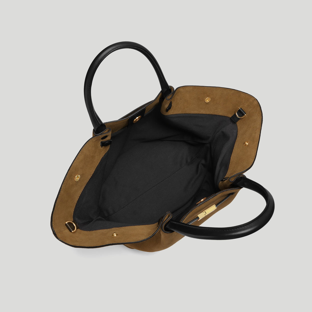 The Midi New York - Tobacco Suede & Black Smooth