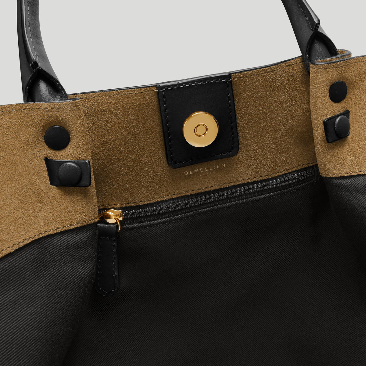 The Midi New York - Tobacco Suede & Black Smooth