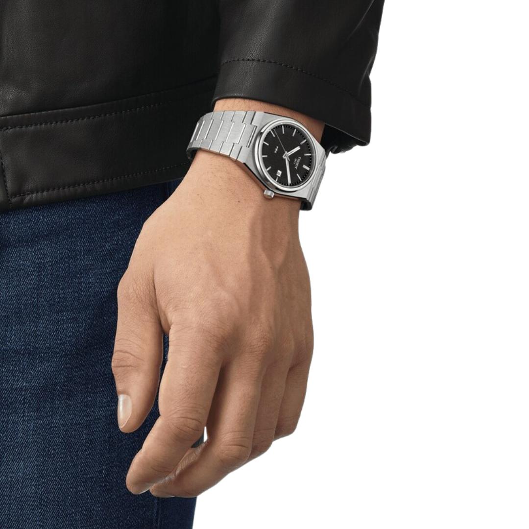 Tissot PRX 25mm Black Dial Stainless Steel Quartz Watch