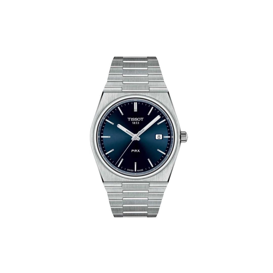 Tissot PRX Men's Blue Dial Analog Stainless Steel Watch